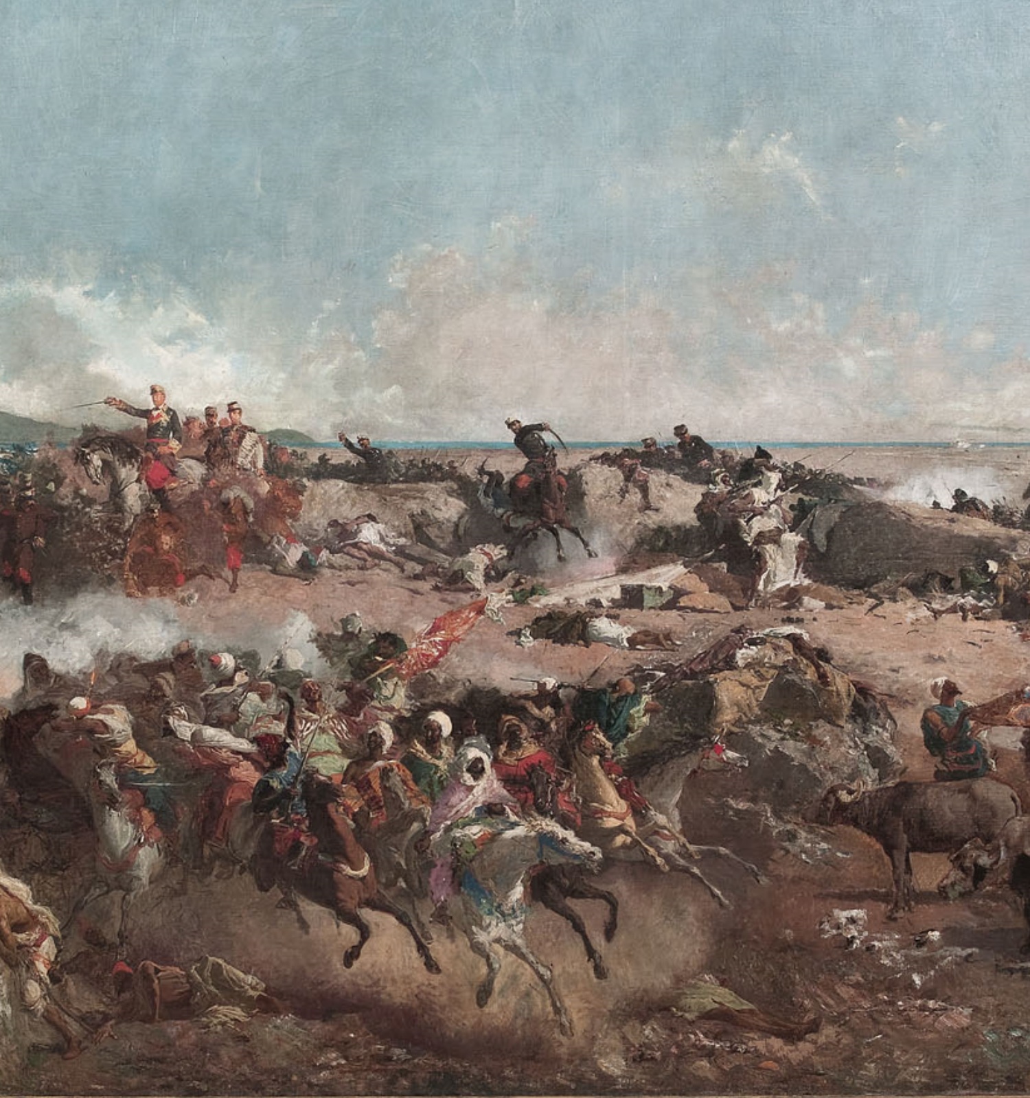 La batalla de Tetuán (detalle), Marià Fortuny, Roma, 1863-1865 La batalla de Tetuán (detalle), Marià Fortuny, Roma, 1863-1865