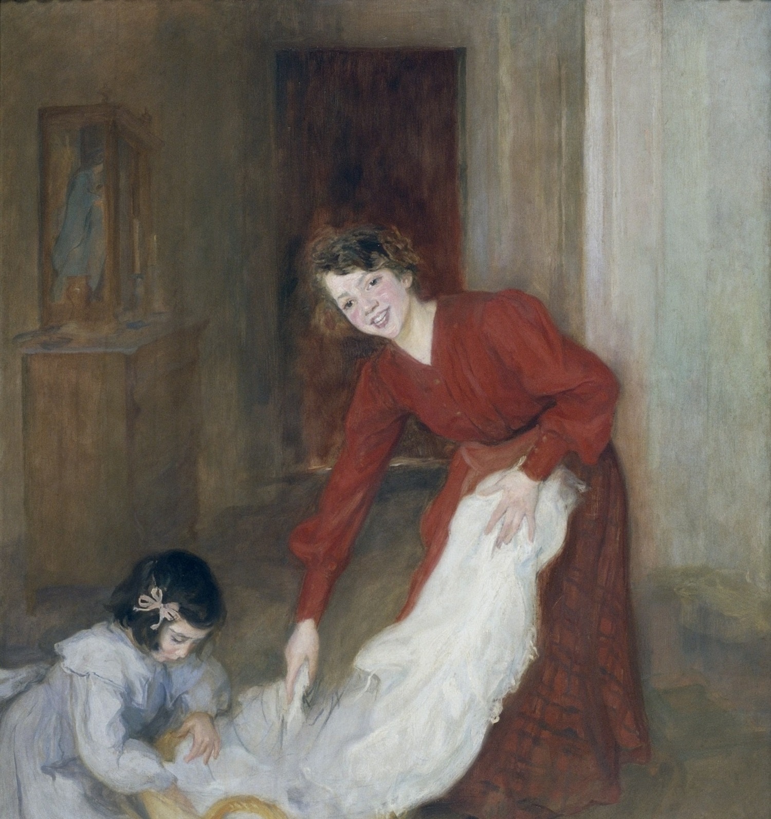 Lluïsa Vidal, Les mestresses de casa, 1905 (detall) Lluïsa Vidal, Les mestresses de casa, 1905 (detall)