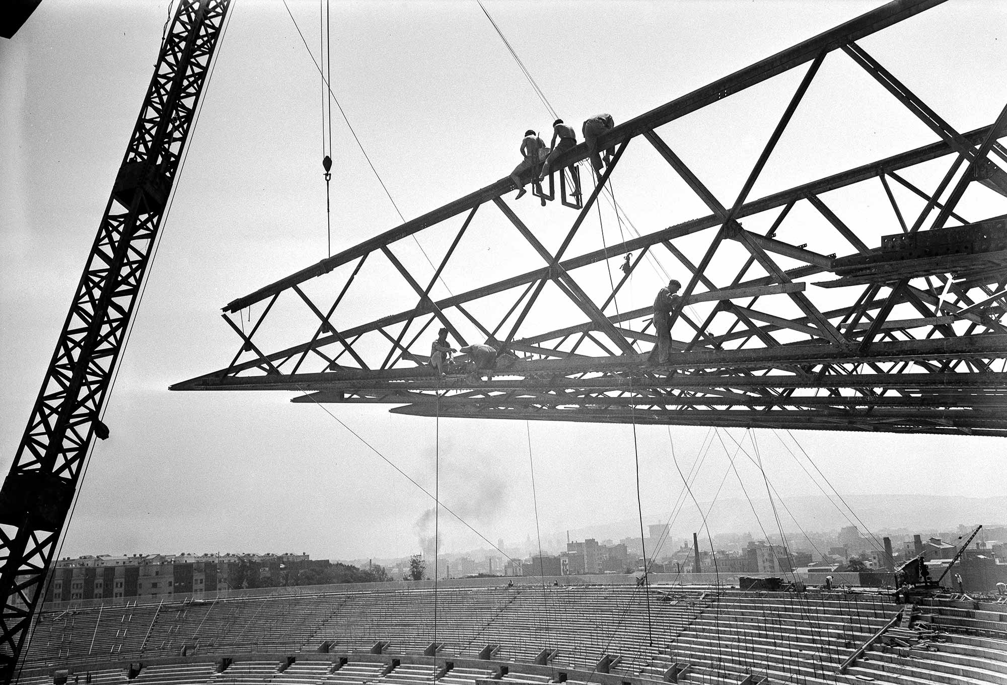 Construcció del Camp Nou