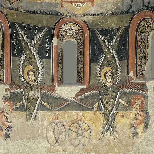 Circle of the Master of Pedret. Apse of Santa Maria d’Àneu (detail), end of 11th century – beginning of 12th century