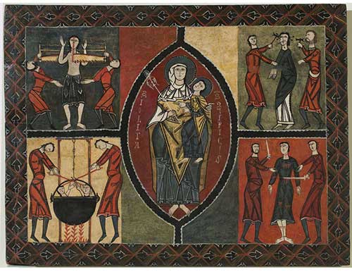 Anonymous. Altar frontal from Durro, mid-12th century
