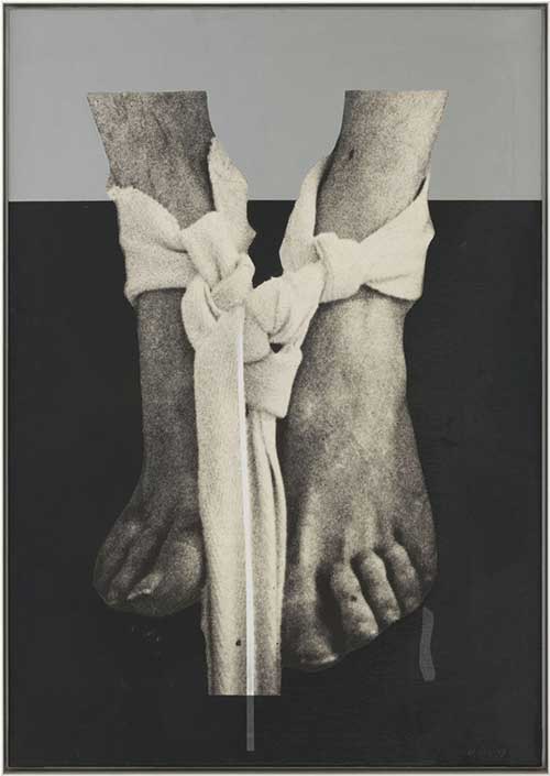 Darío Villalba. Pies vendados, 1974