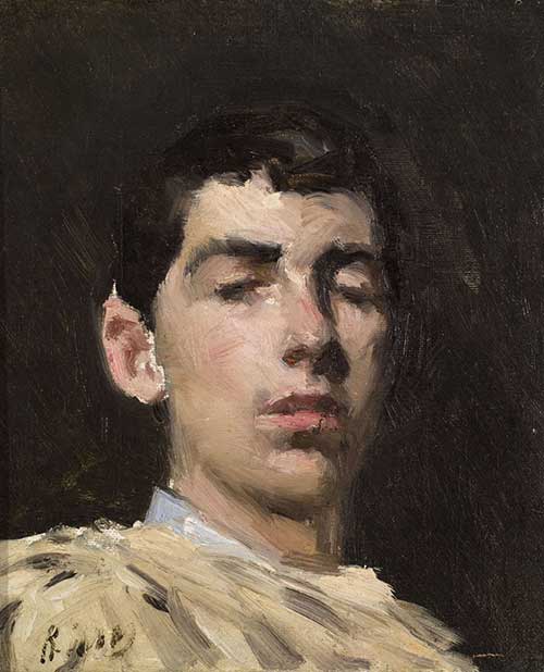 Ramon Casas. Self-portrait, c. 1882