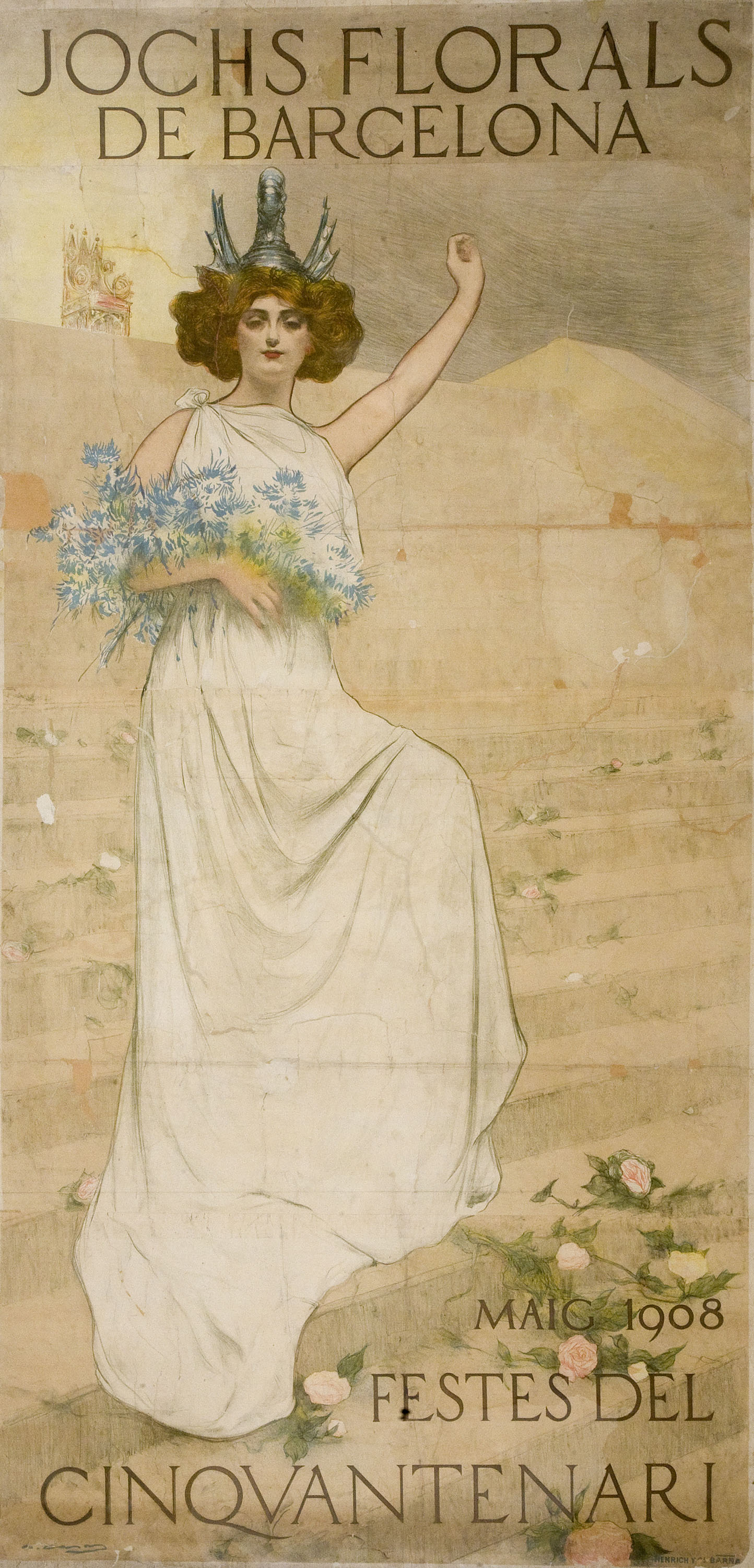 Jochs Florals de Barcelona. Festes del cinquantenari | Museu Nacional d