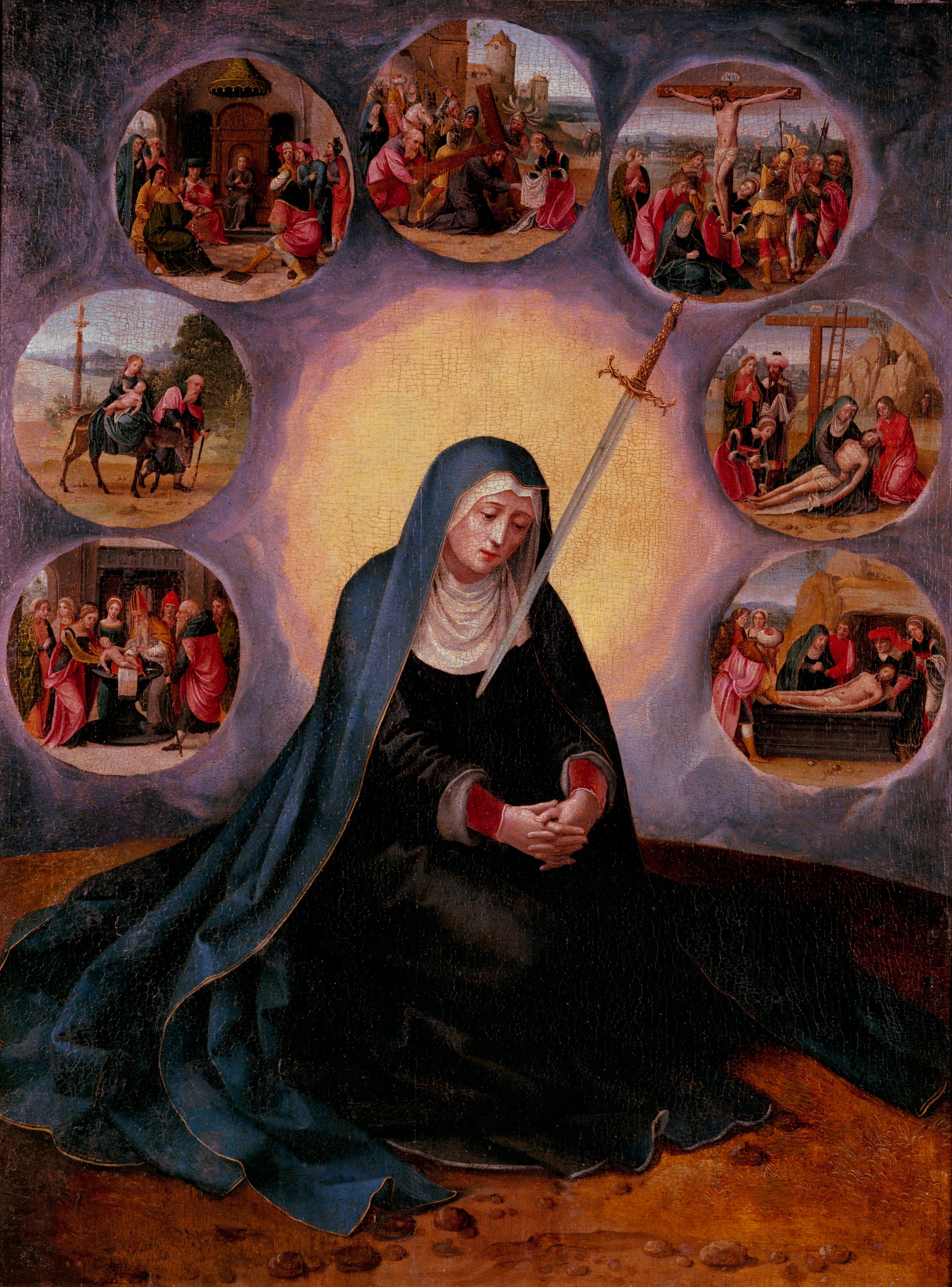 Virgen de los Siete Dolores Museu Nacional d'Art de Catalunya