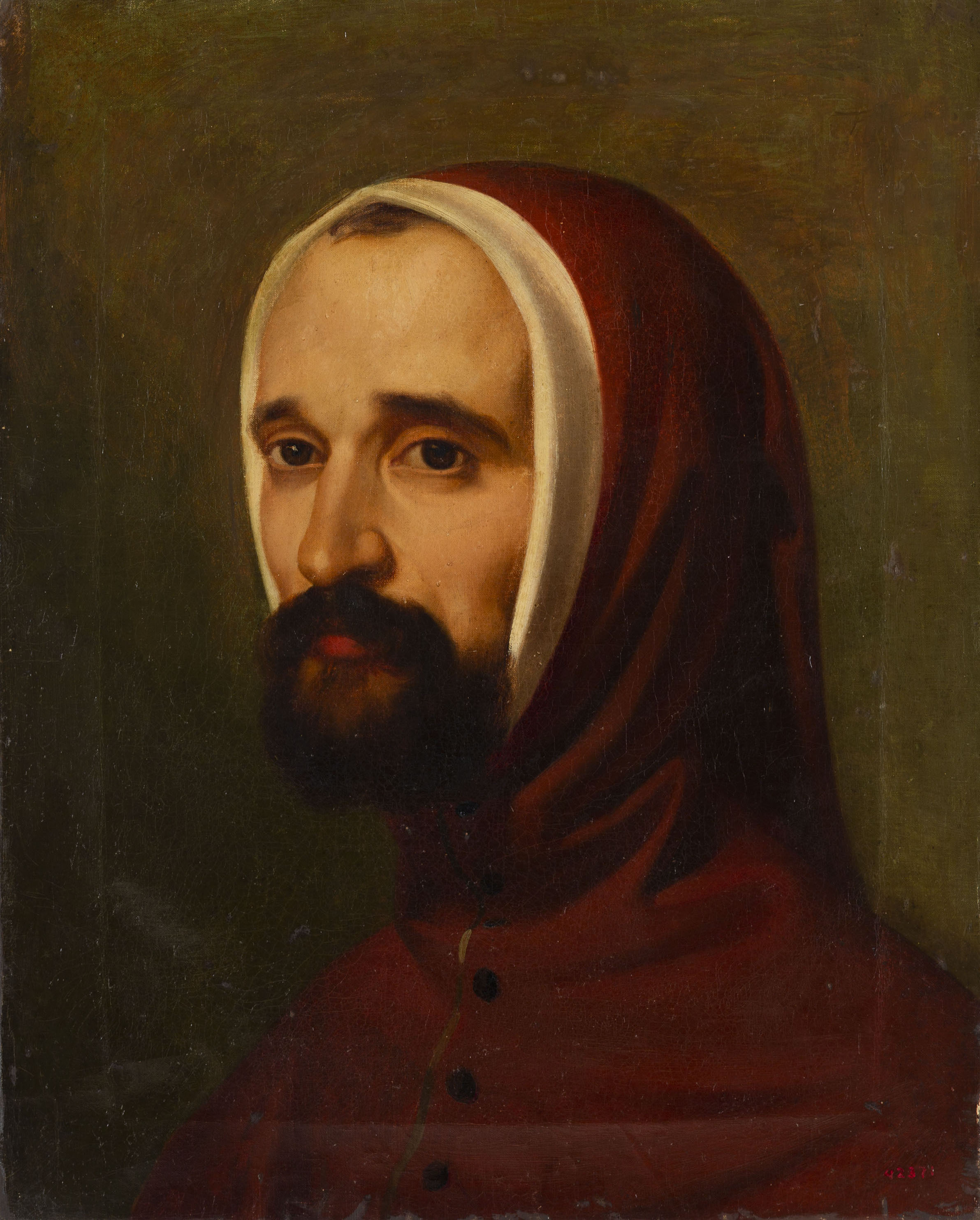 Copia del «Autorretrato» de Claudi Lorenzale Museu Nacional d'Art de