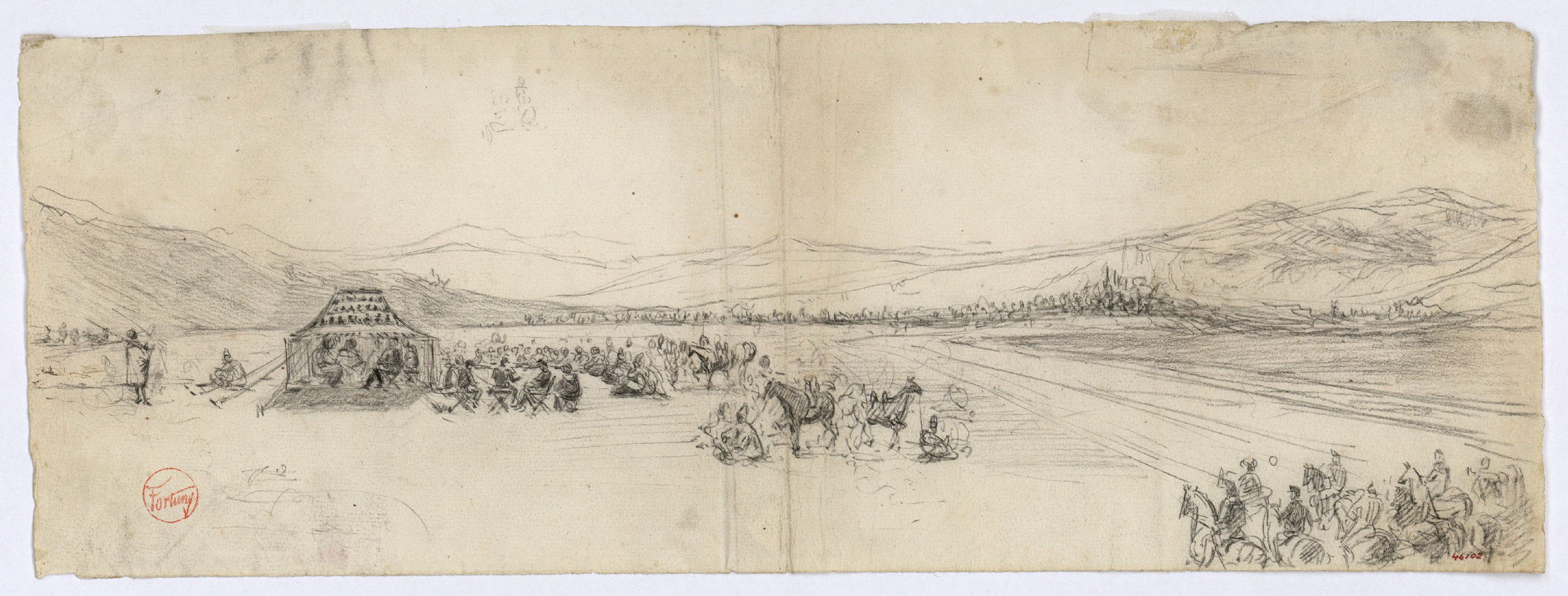 Marià Fortuny - La conferència de pau del 23 de febrer de 1860 - 1860