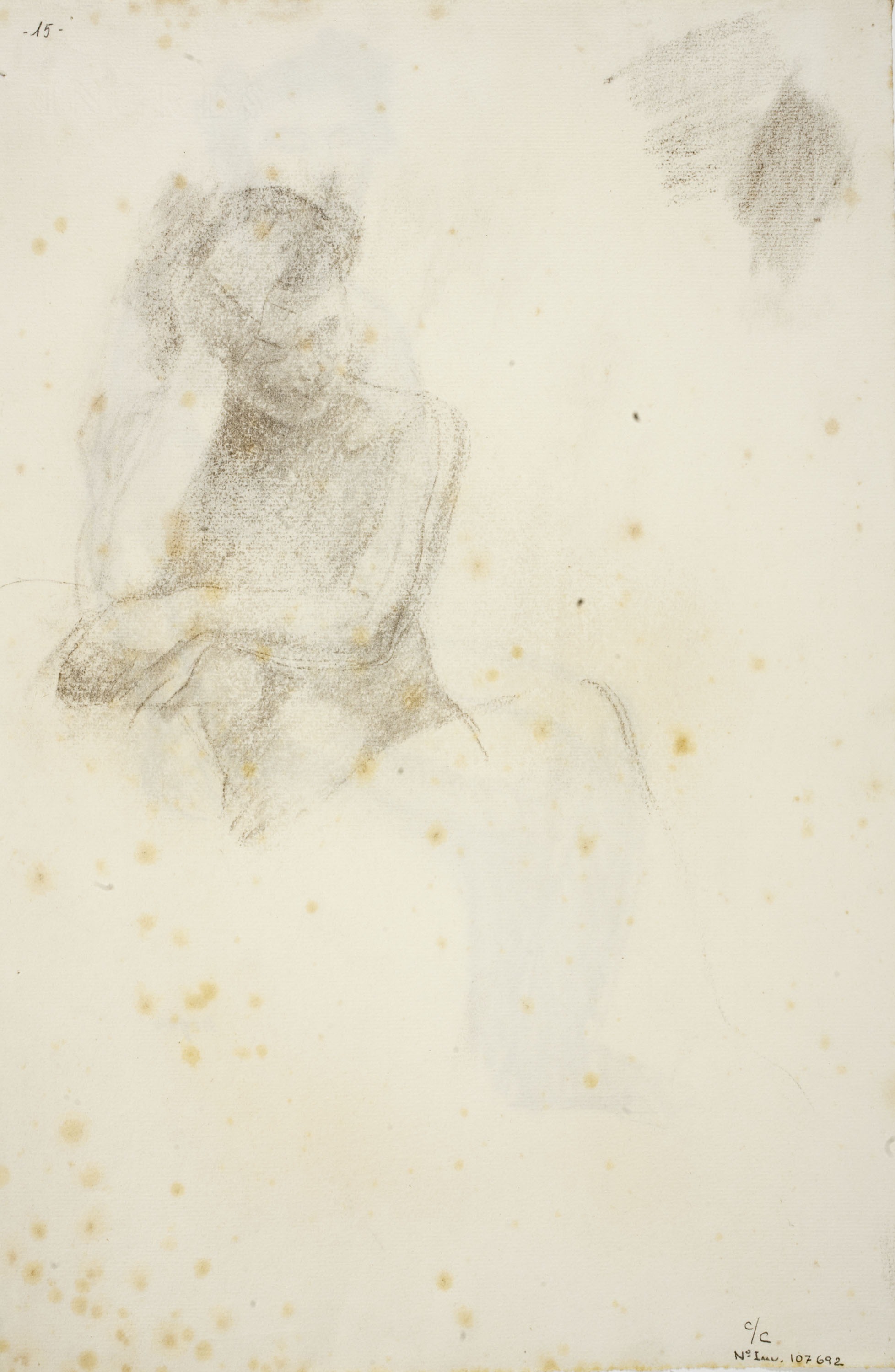 Xavier Nogués - Nu femení (anvers) / Bust femení (revers) - Cap a 1940 [1]