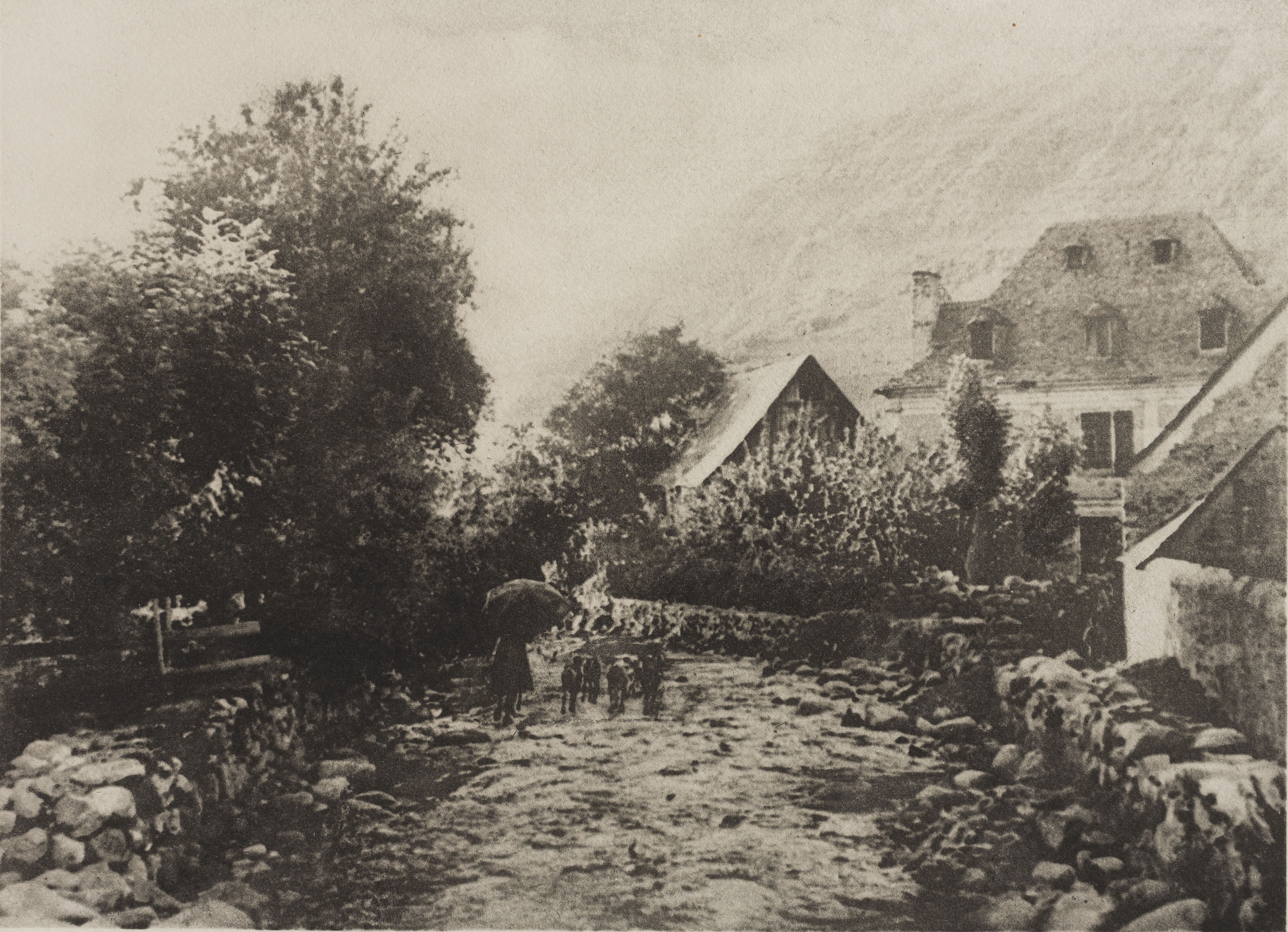 image for: Josep Maria Casals i Ariet - Paisatge amb pastor i ramat - No datat