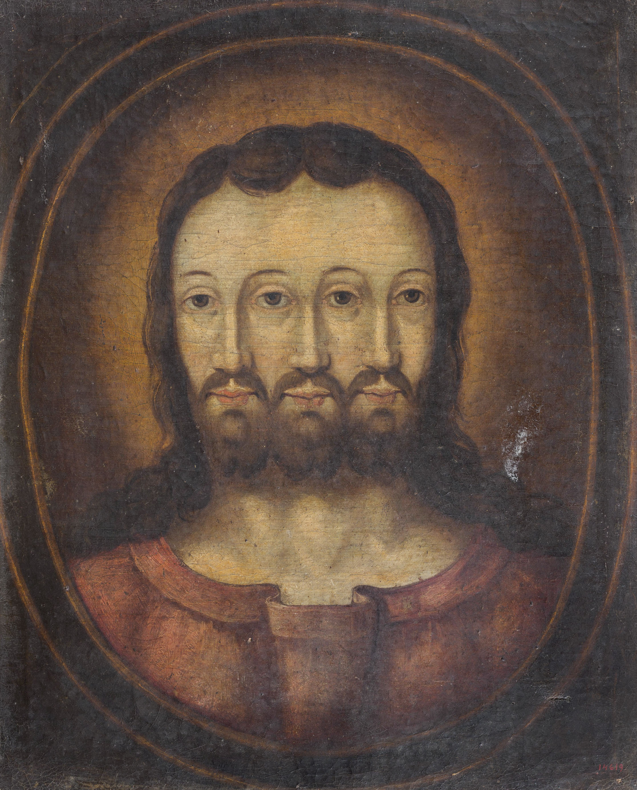 image for: Anònim - Bust trifacial de Crist - Entre 1575-1650