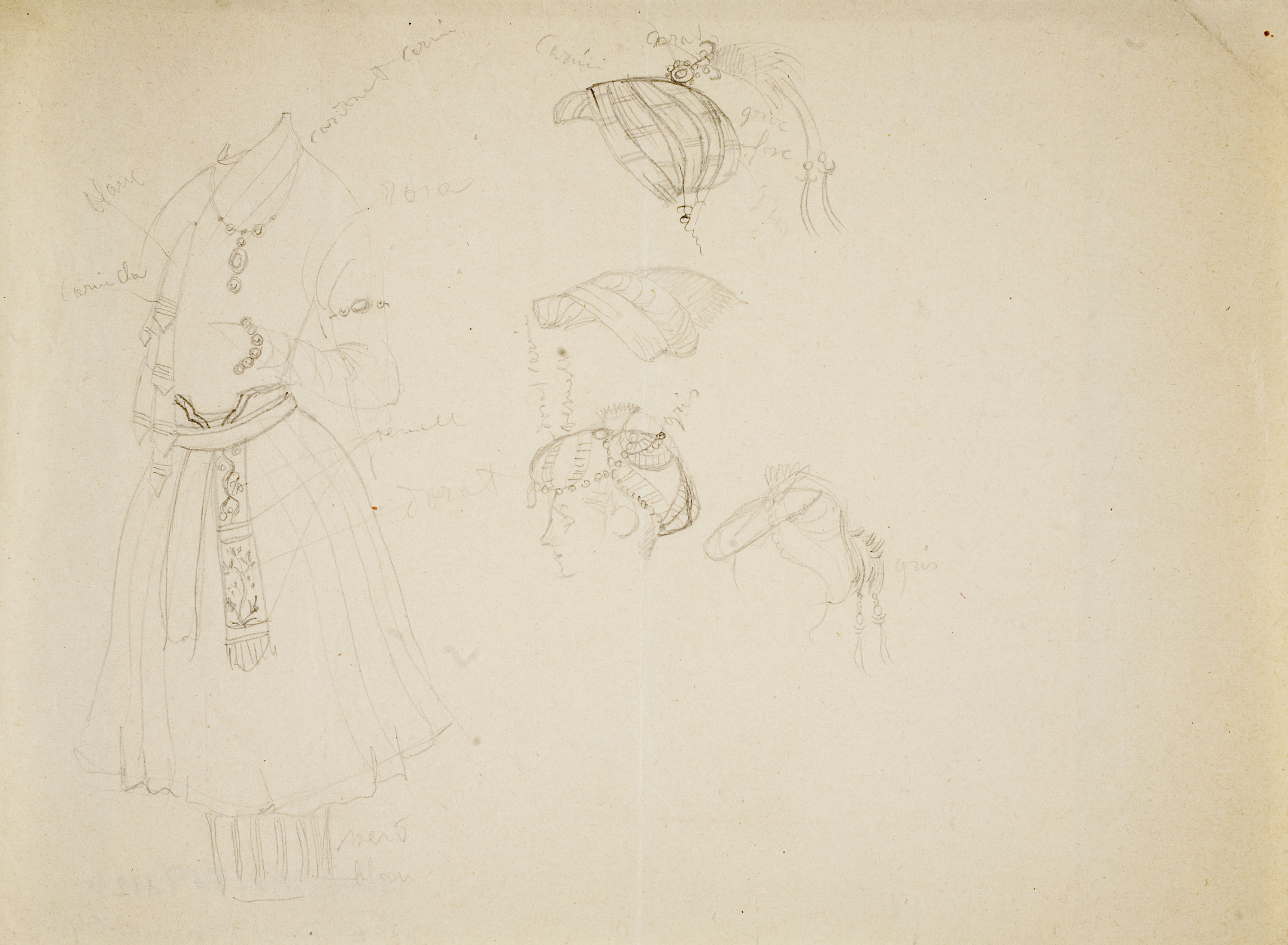 image for: Ismael Smith - Vestit i barrets hindús - Cap a 1910