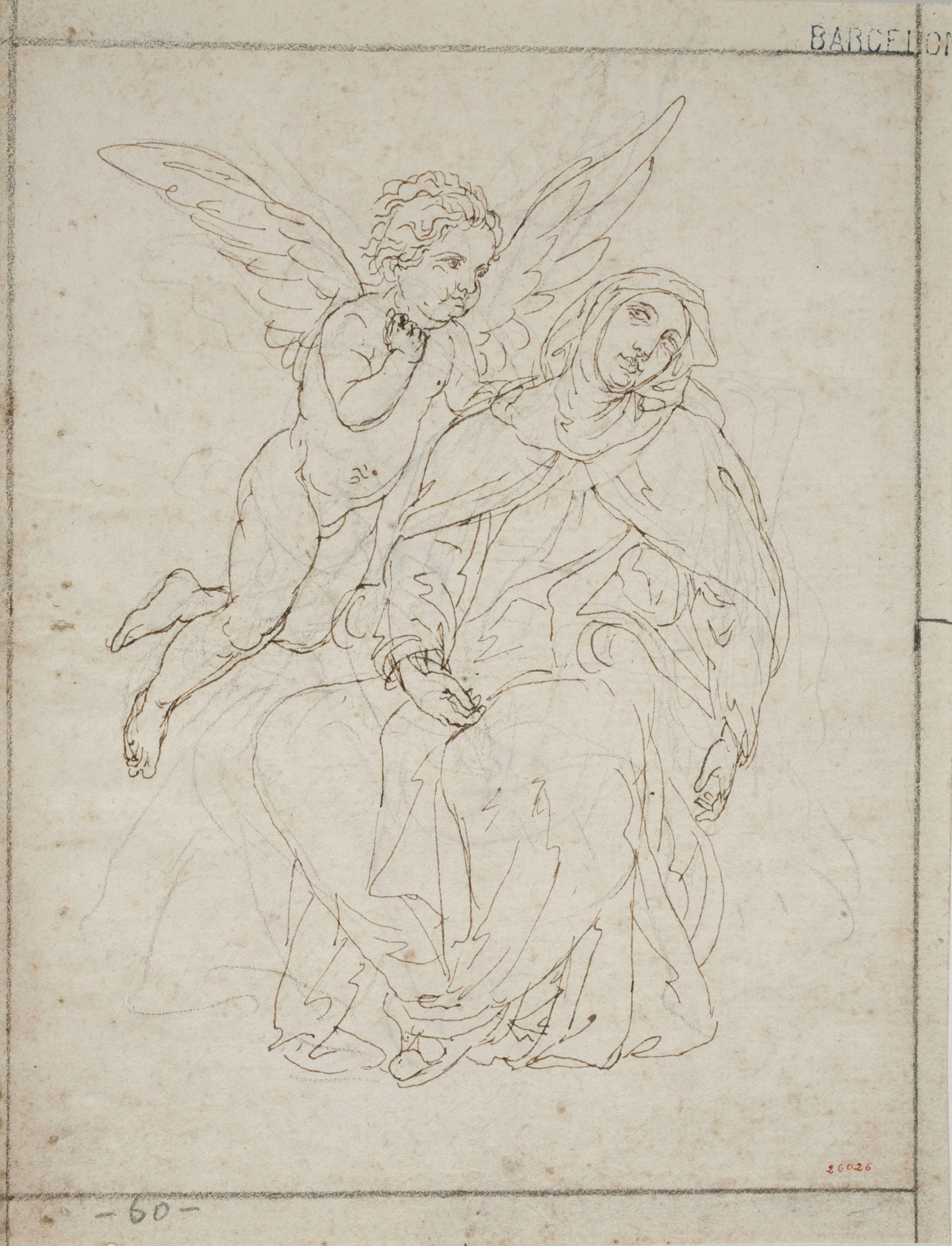 image for: Josep Bernat Flaugier - Santa Francesca Romana [?] - Cap a 1800-1812