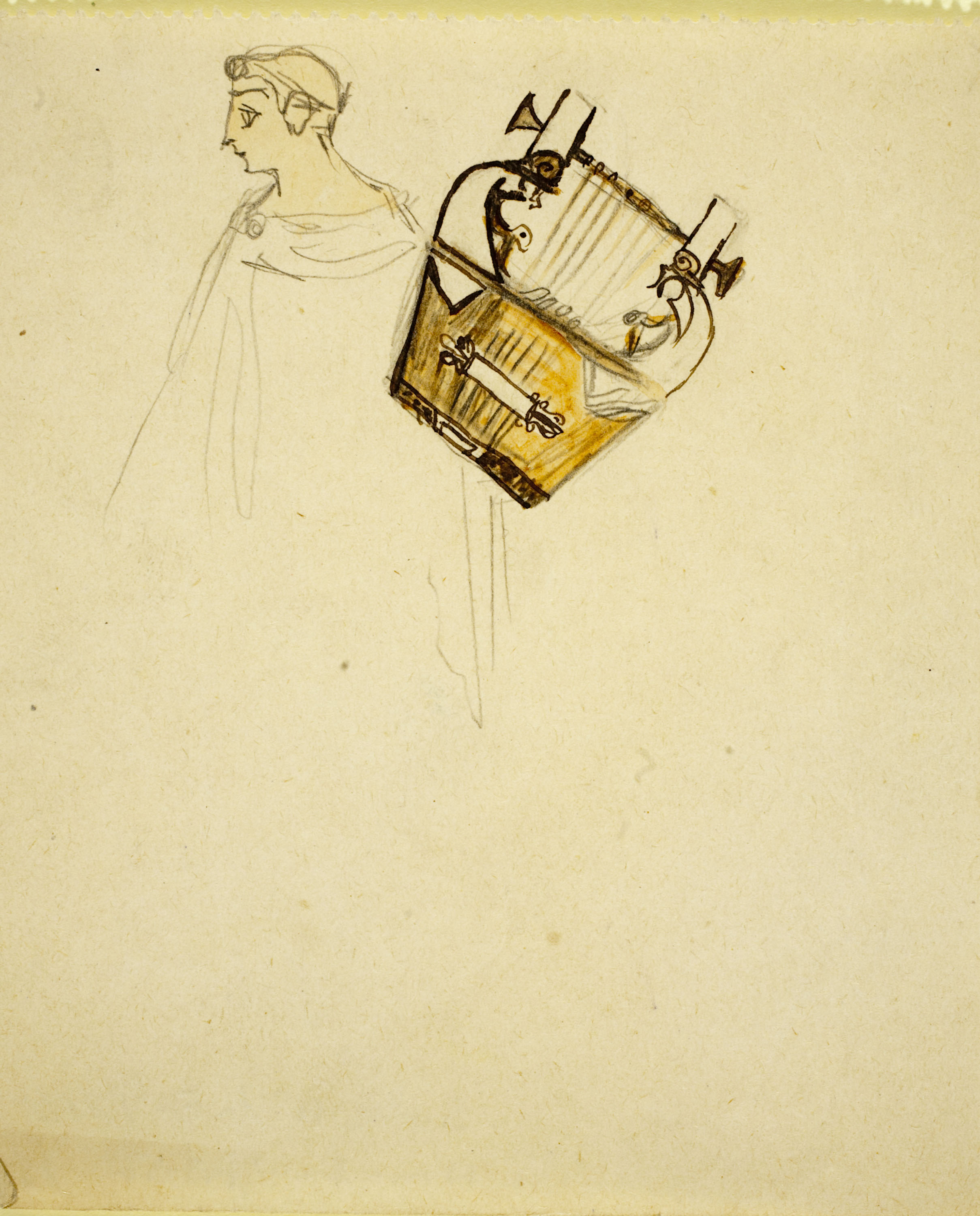 image for: Ismael Smith - Romà amb lira - Cap a 1905-1915