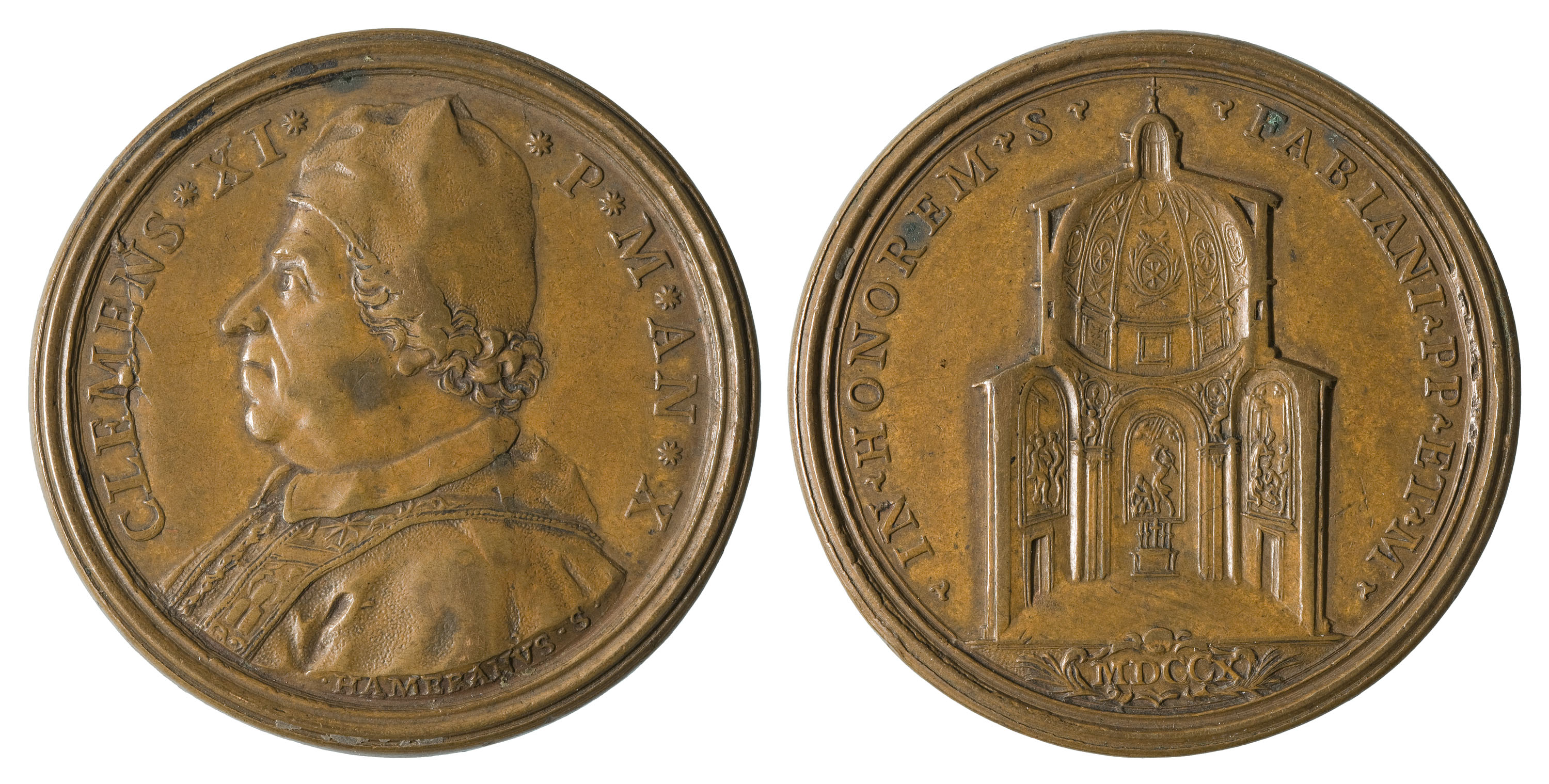 Ermenegildo Hamerani - Climent XI i la construcció de la capella Albani a l'església de Sant Sebastià extramurs a Roma - 1710 image for: Ermenegildo Hamerani - Climent XI i la construcció de la capella Albani a l'església de Sant Sebastià extramurs a Roma - 1710