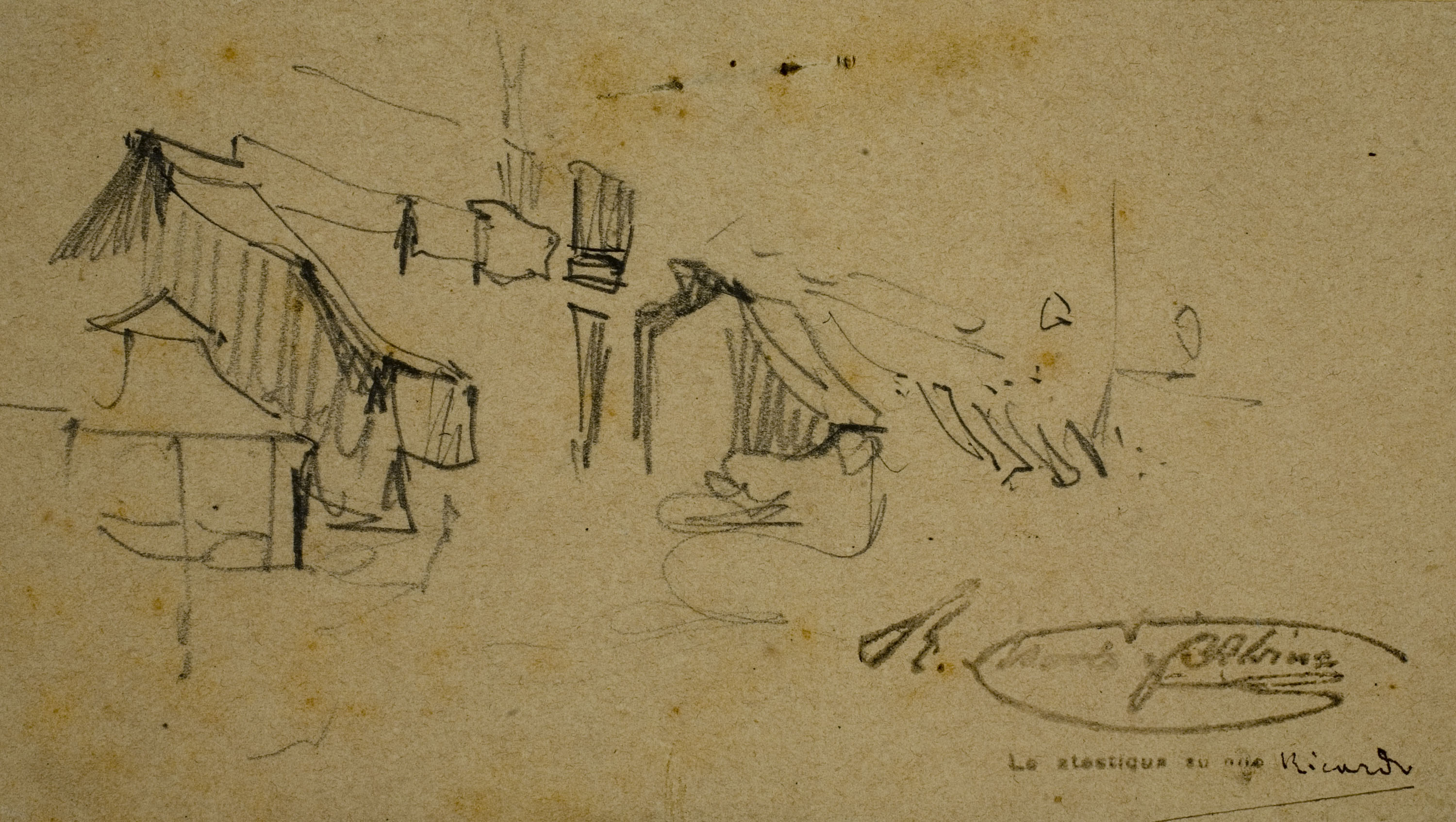 image for: Ramon Martí i Alsina - Apunt per a un quadre d'El Bornet - Cap a 1866-1870