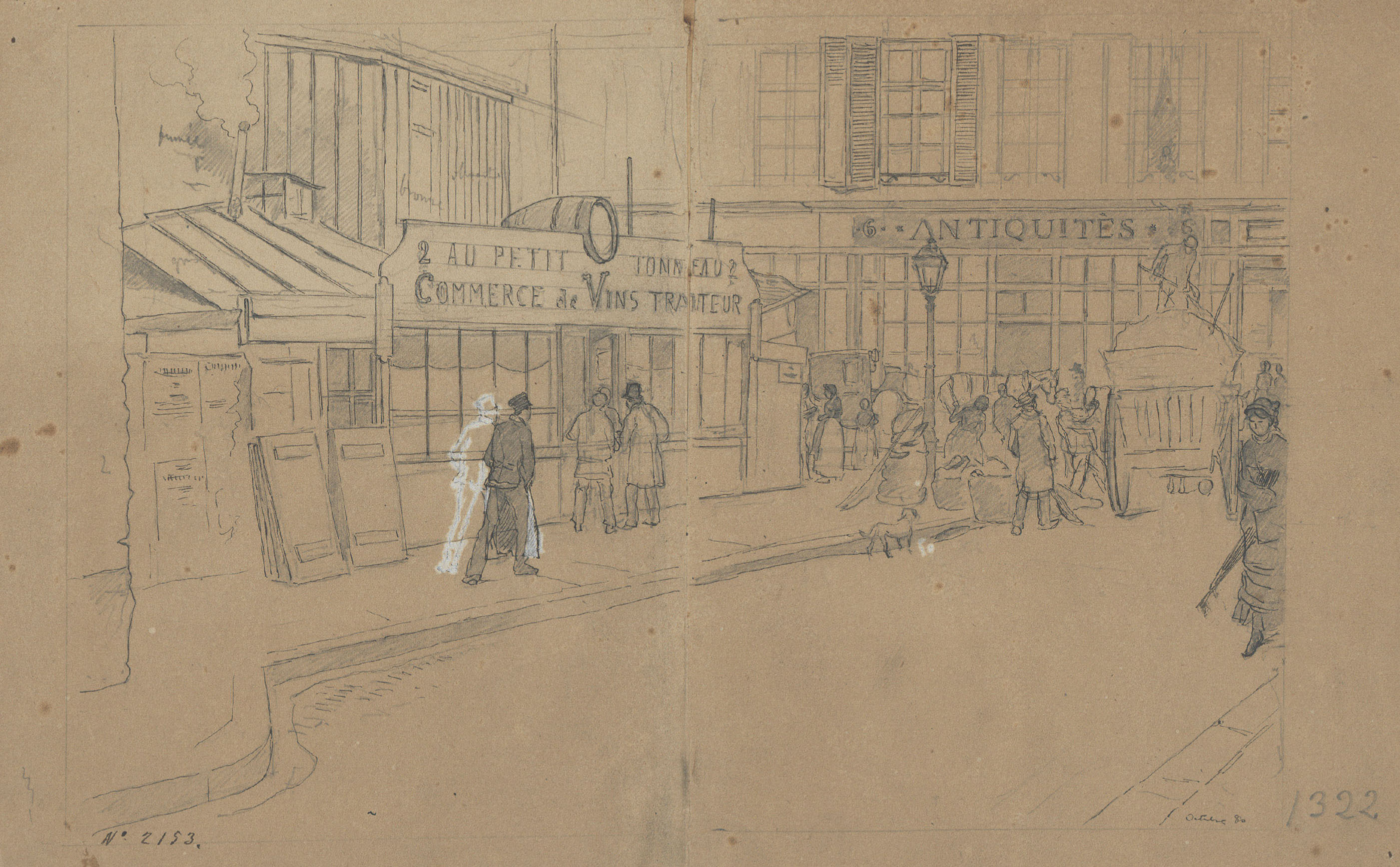 image for: Josep Lluís Pellicer - Carrer de París - 1880