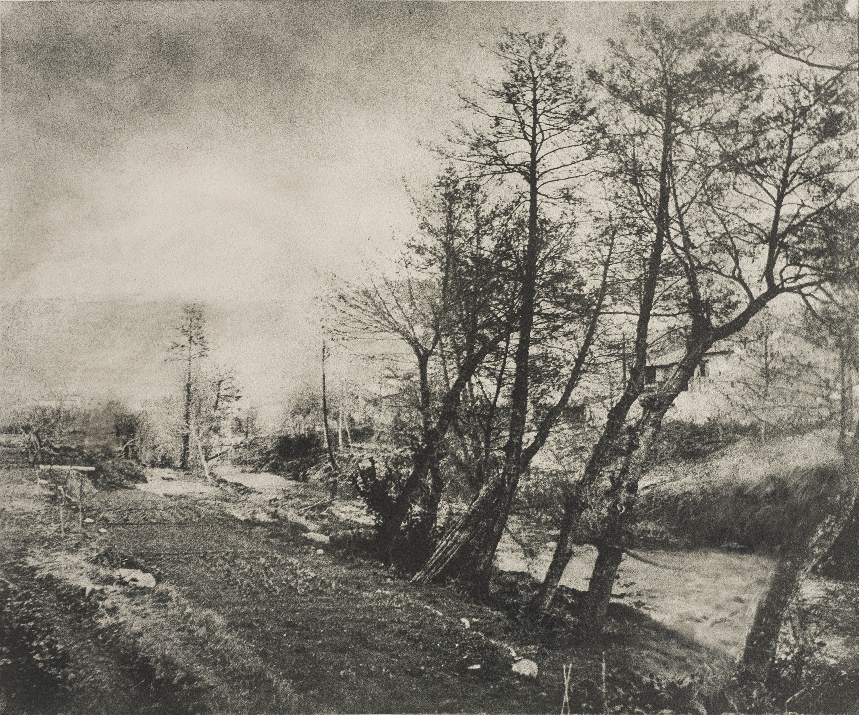 image for: Josep Maria Casals i Ariet - Paisatge amb riu - No datat