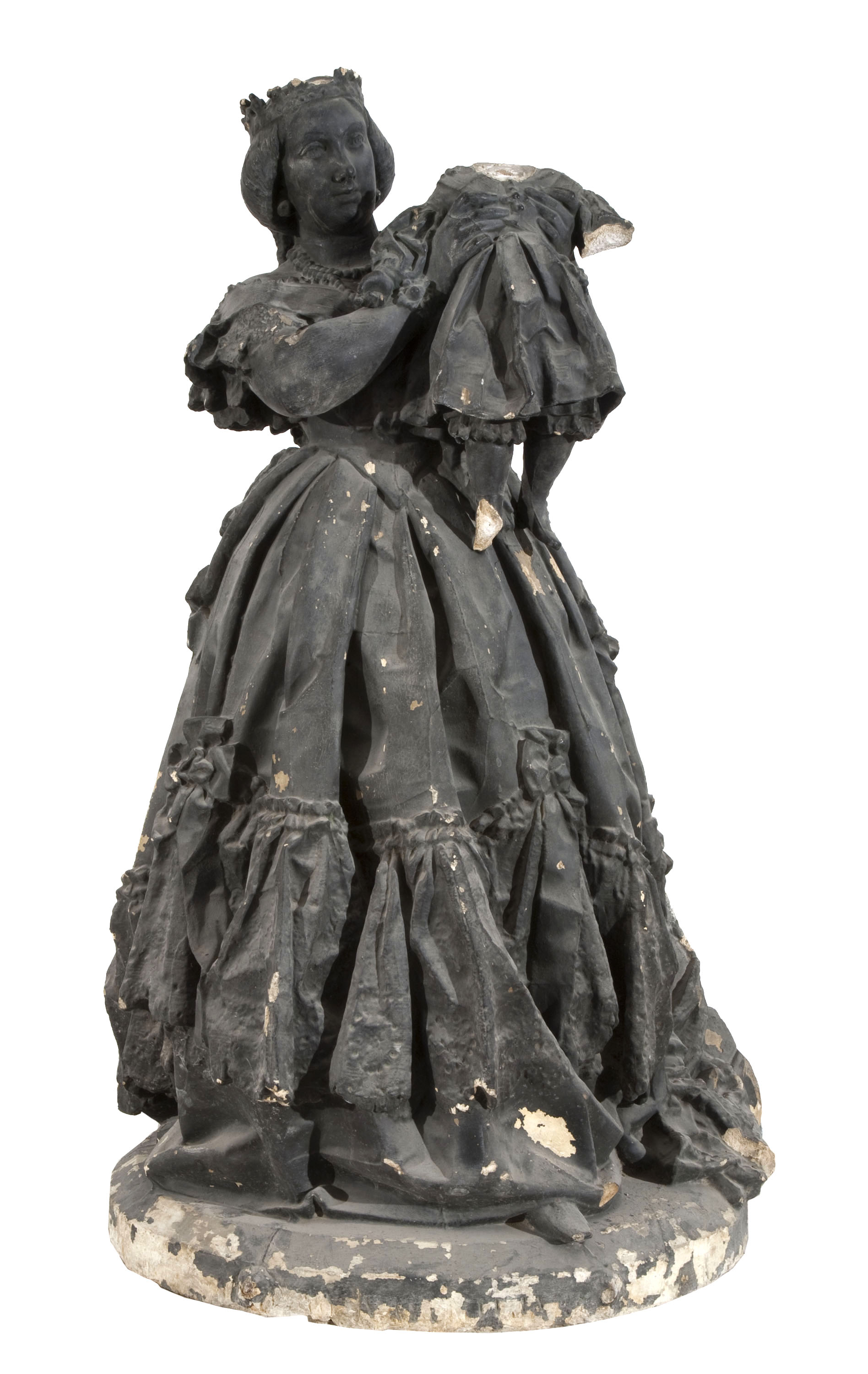 image for: Agapit Vallmitjana Barbany - Retrat de la reina Isabel II presentant el príncep Alfons - 1860