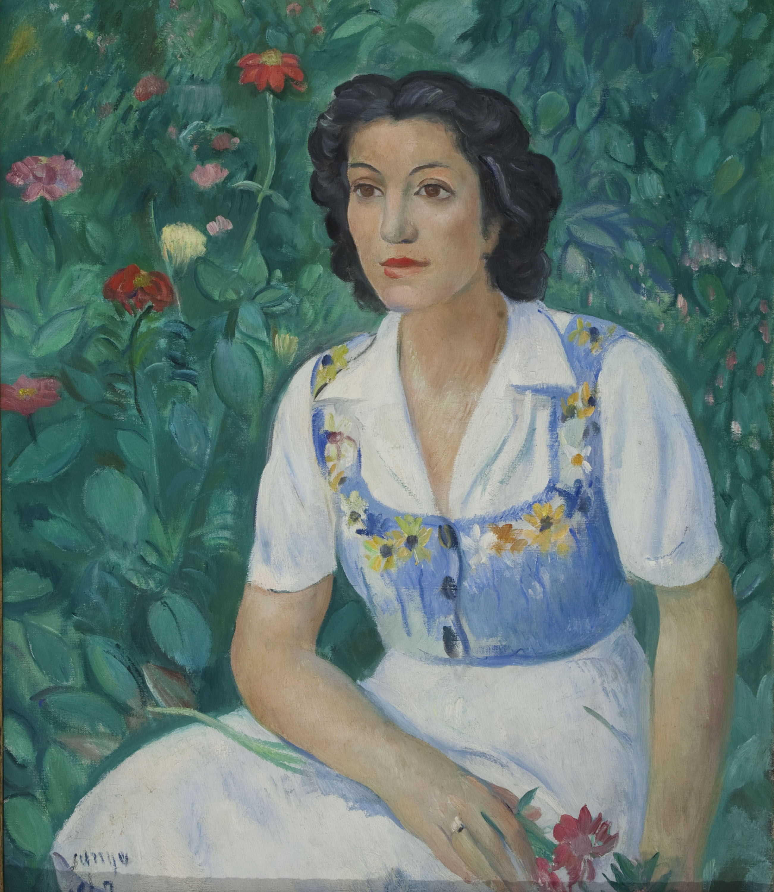 image for: Joaquim Sunyer - Retrat d'Isabel Moreno de la Torre i Albareda - 1947