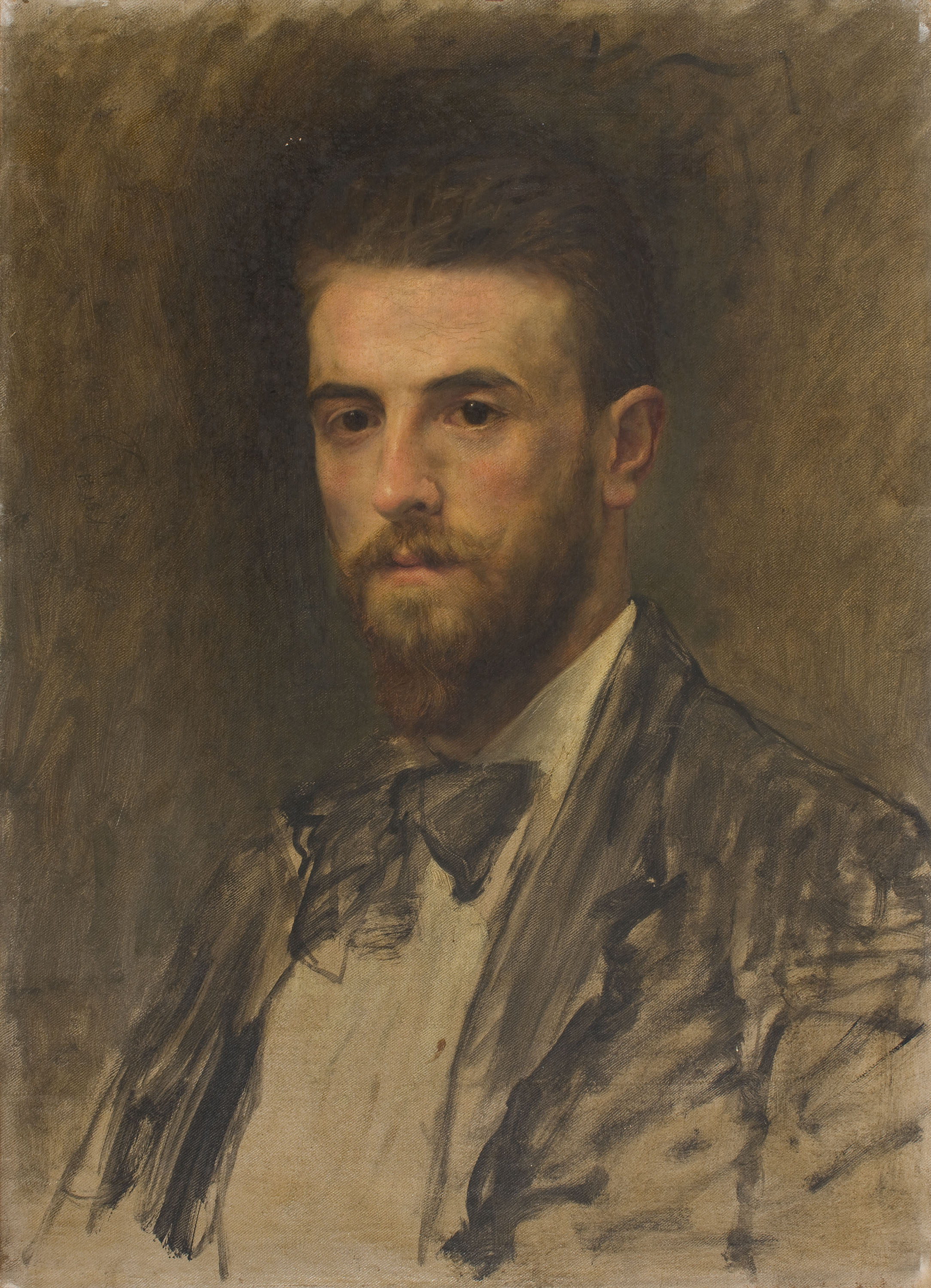 image for: Carlos Baca-Flor - Retrat de l'escultor Miquel Blay - Cap a 1892