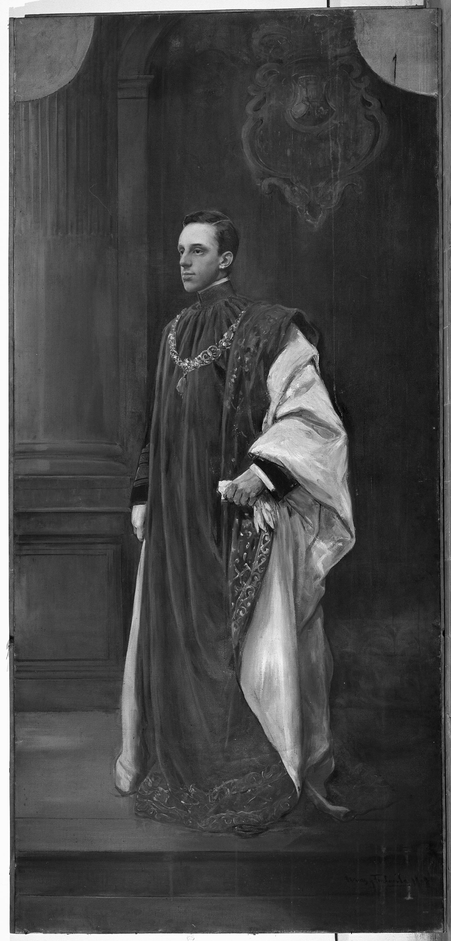 image for: Arcadi Mas i Fondevila - Retrat del rei Alfons XIII - 1908