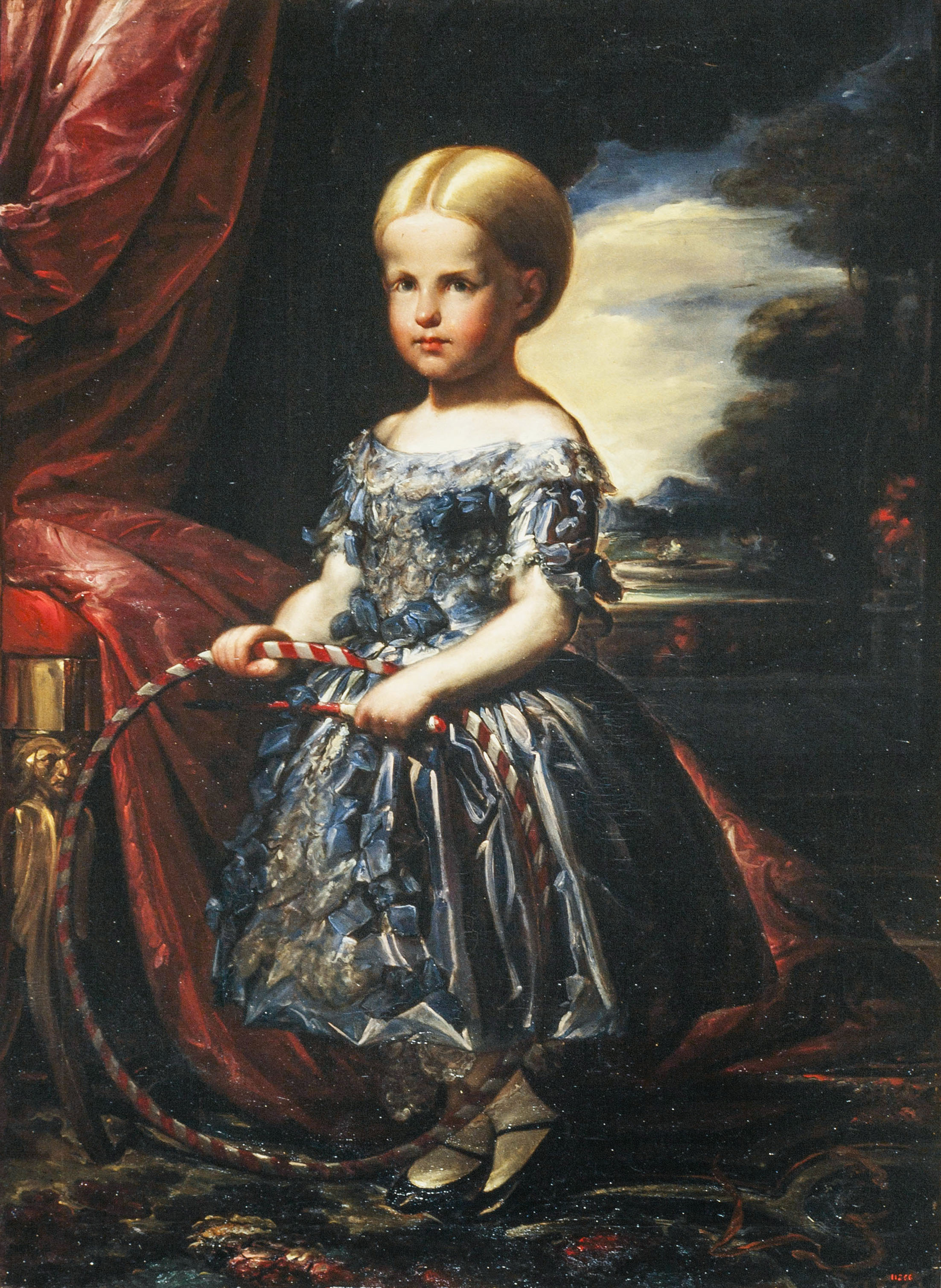 image for: Francesc Cerdà - Retrat de la nena Maria Micaela Despujol Muñoz - 1854