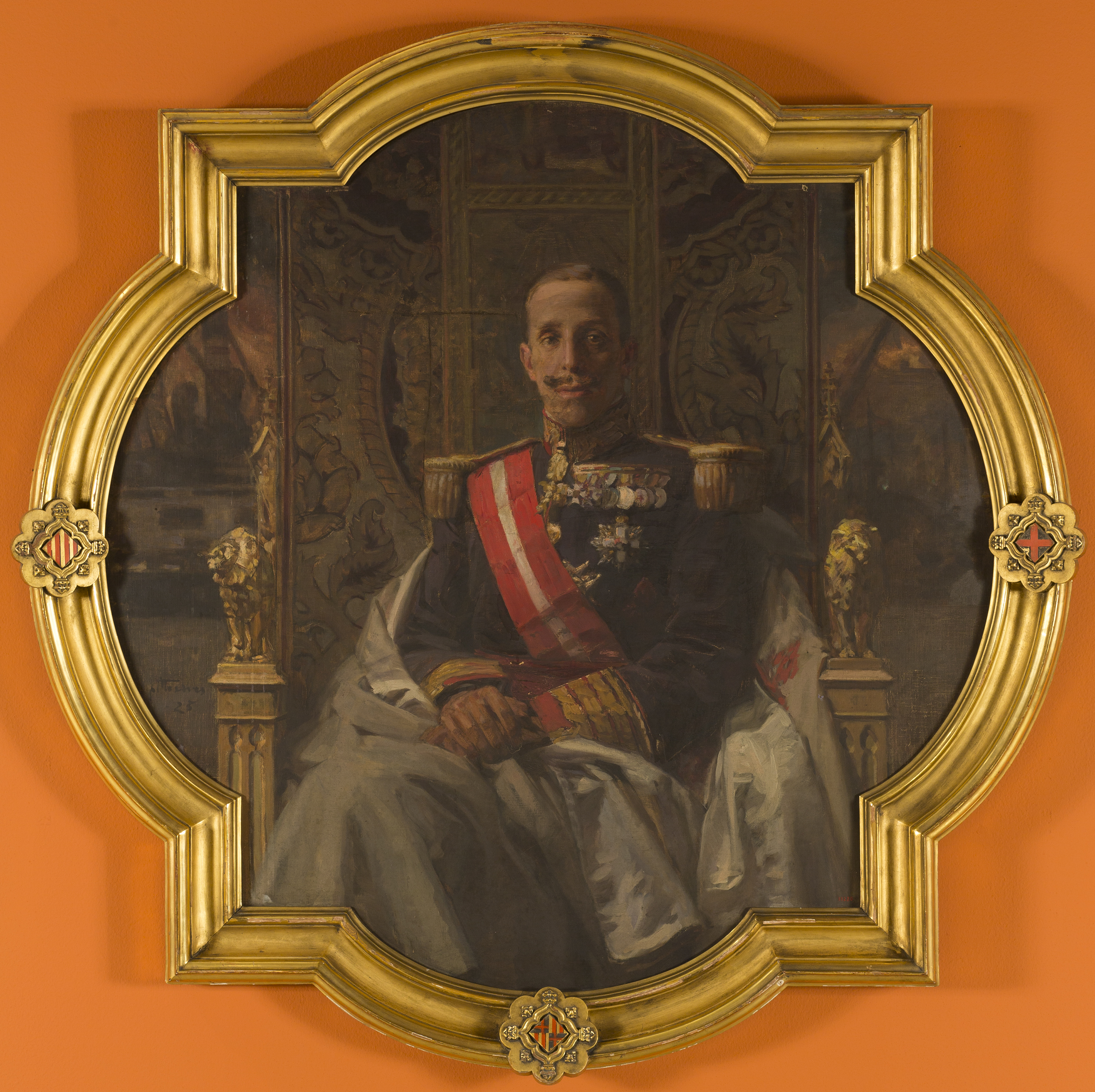 image for: Fèlix Mestres - Retrat del rei Alfons XIII - 1925