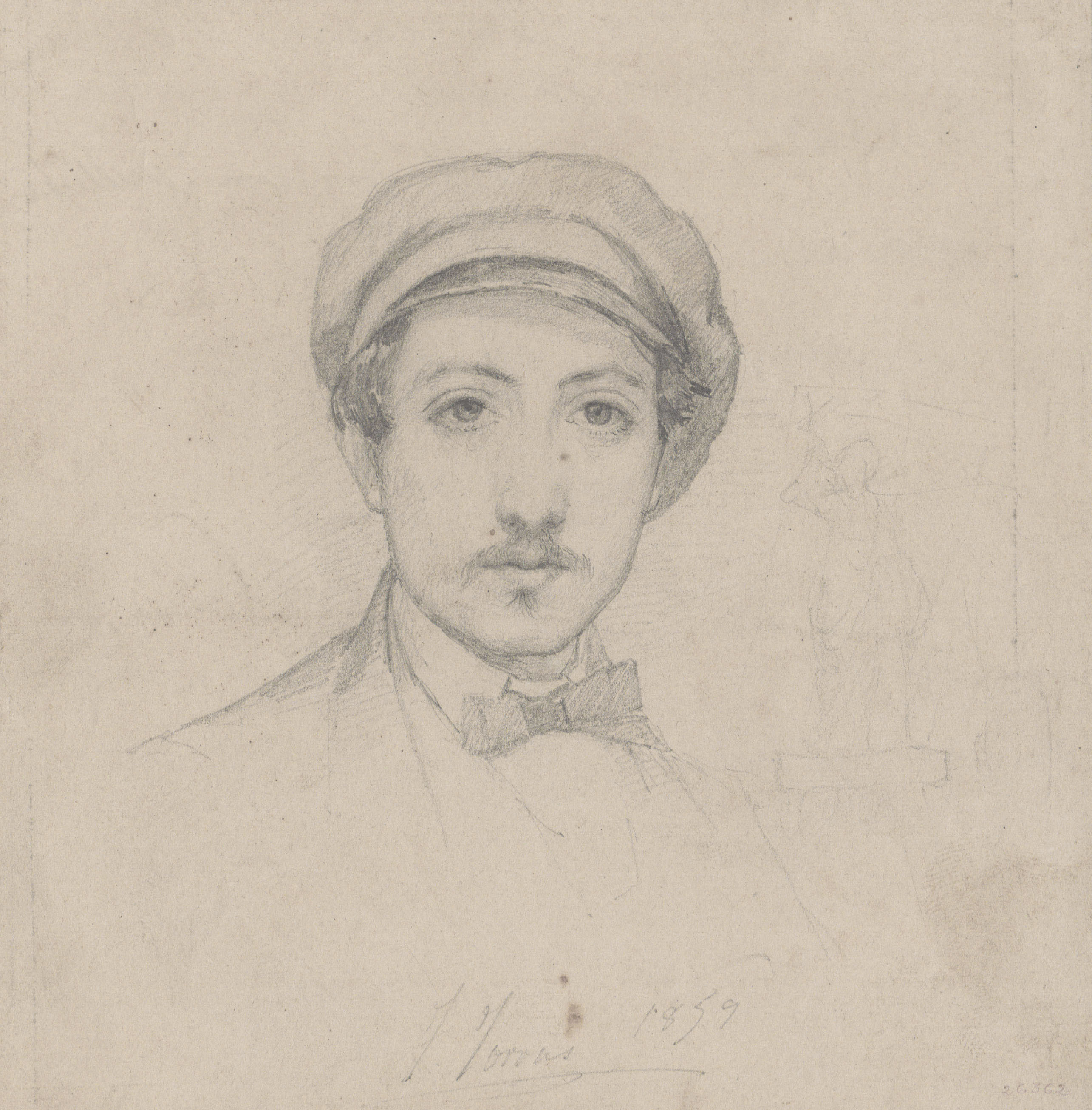 image for: Francesc Torras - Autoretrat - 1859