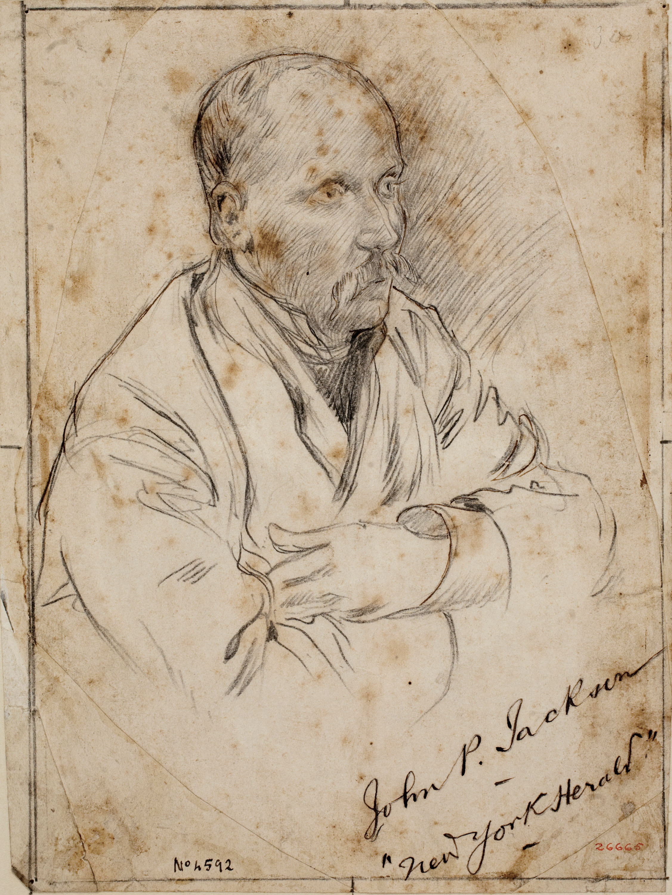 image for: Josep Lluís Pellicer - Retrat del corresponsal John P. Jackson - 1877