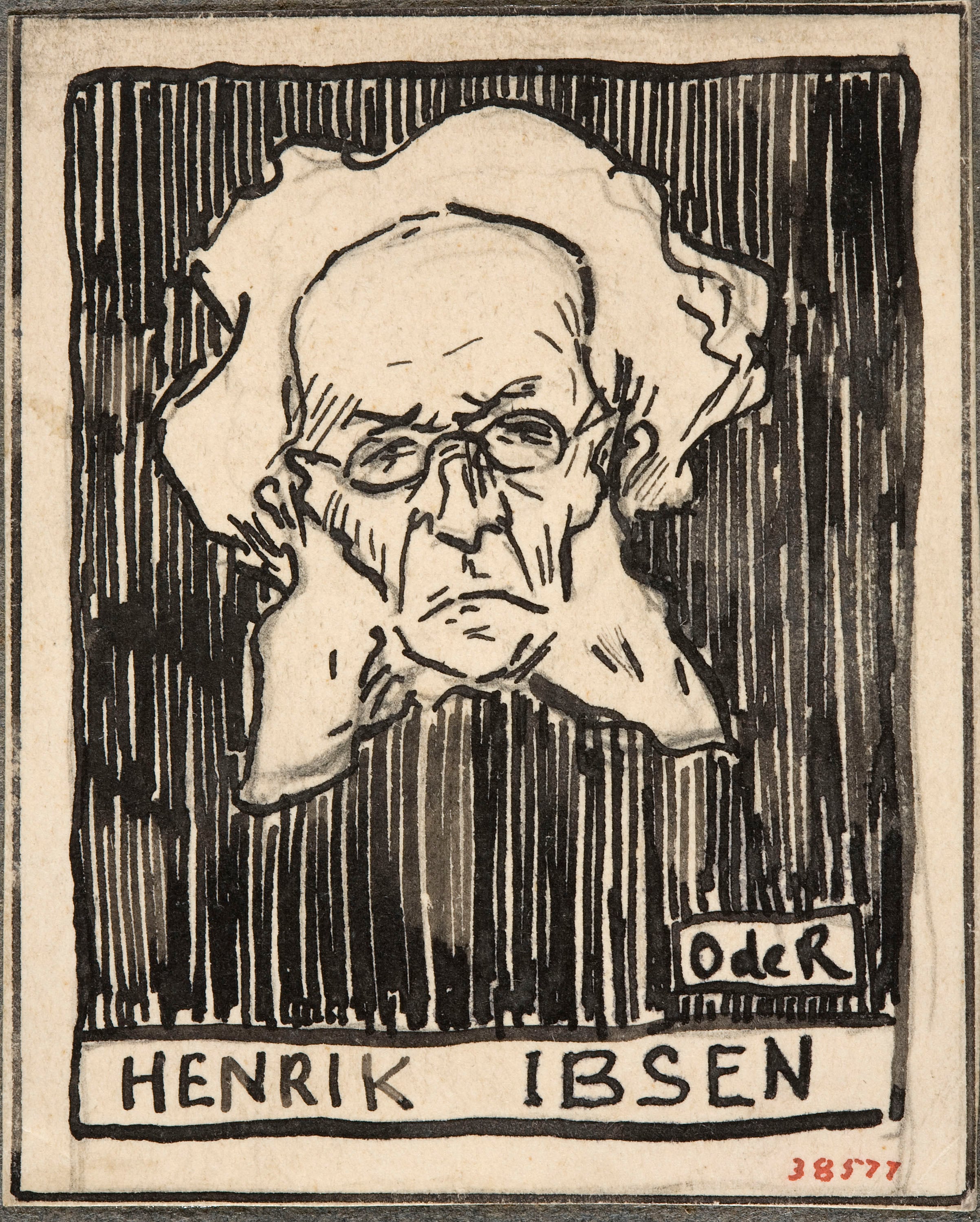 image for: Eugeni d'Ors - Retrat d'Henrik Ibsen - Cap a 1910-1920