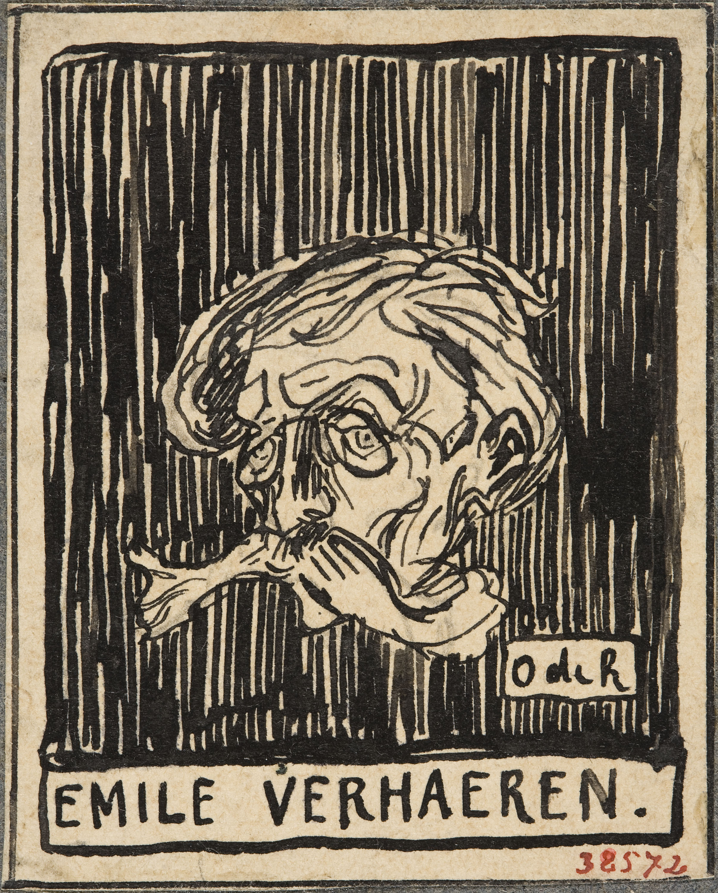 image for: Eugeni d'Ors - Retrat d'Emile Verhaeren - Cap a 1910-1920