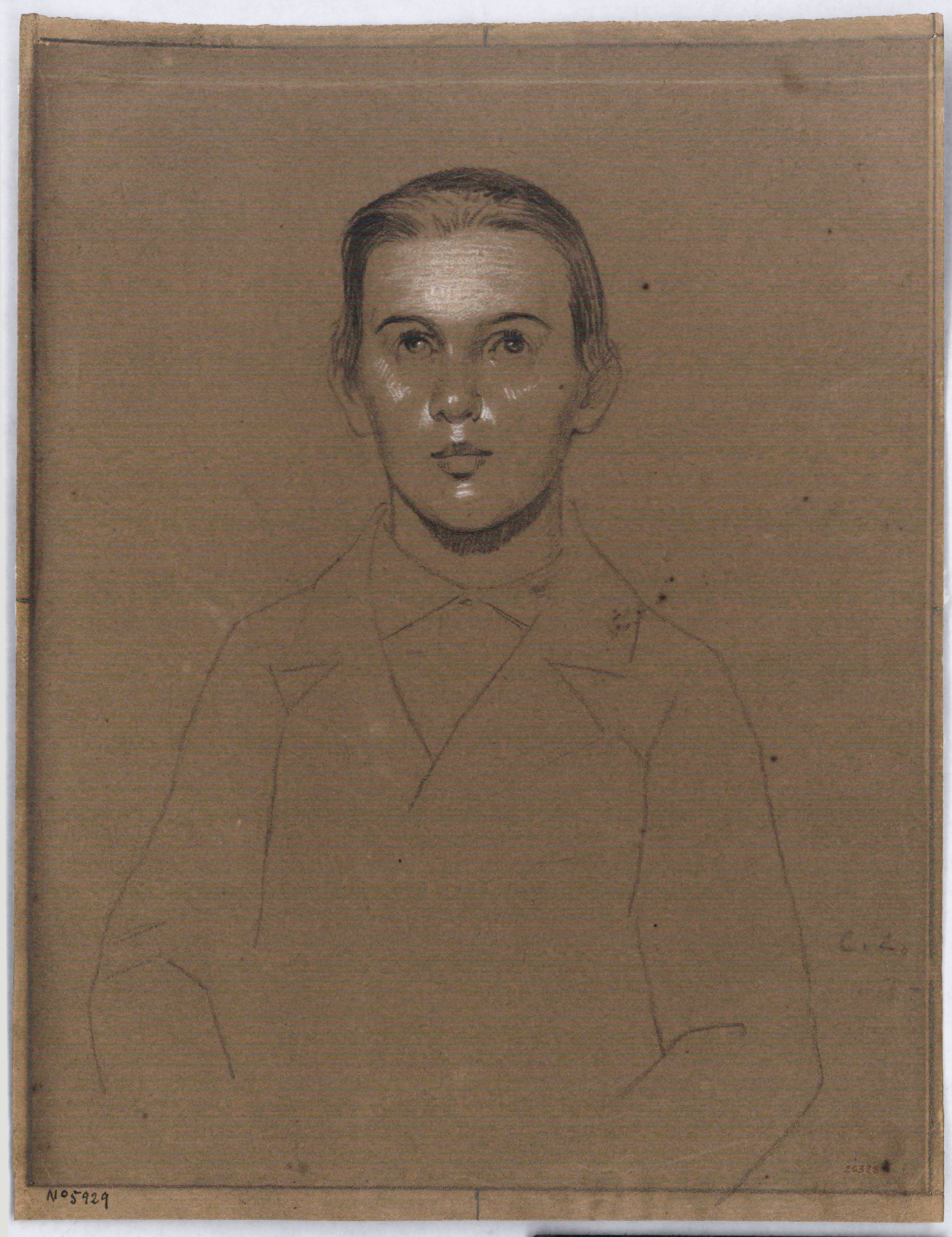 image for: Claudi Lorenzale - Retrat de jove - Cap a 1840-1850