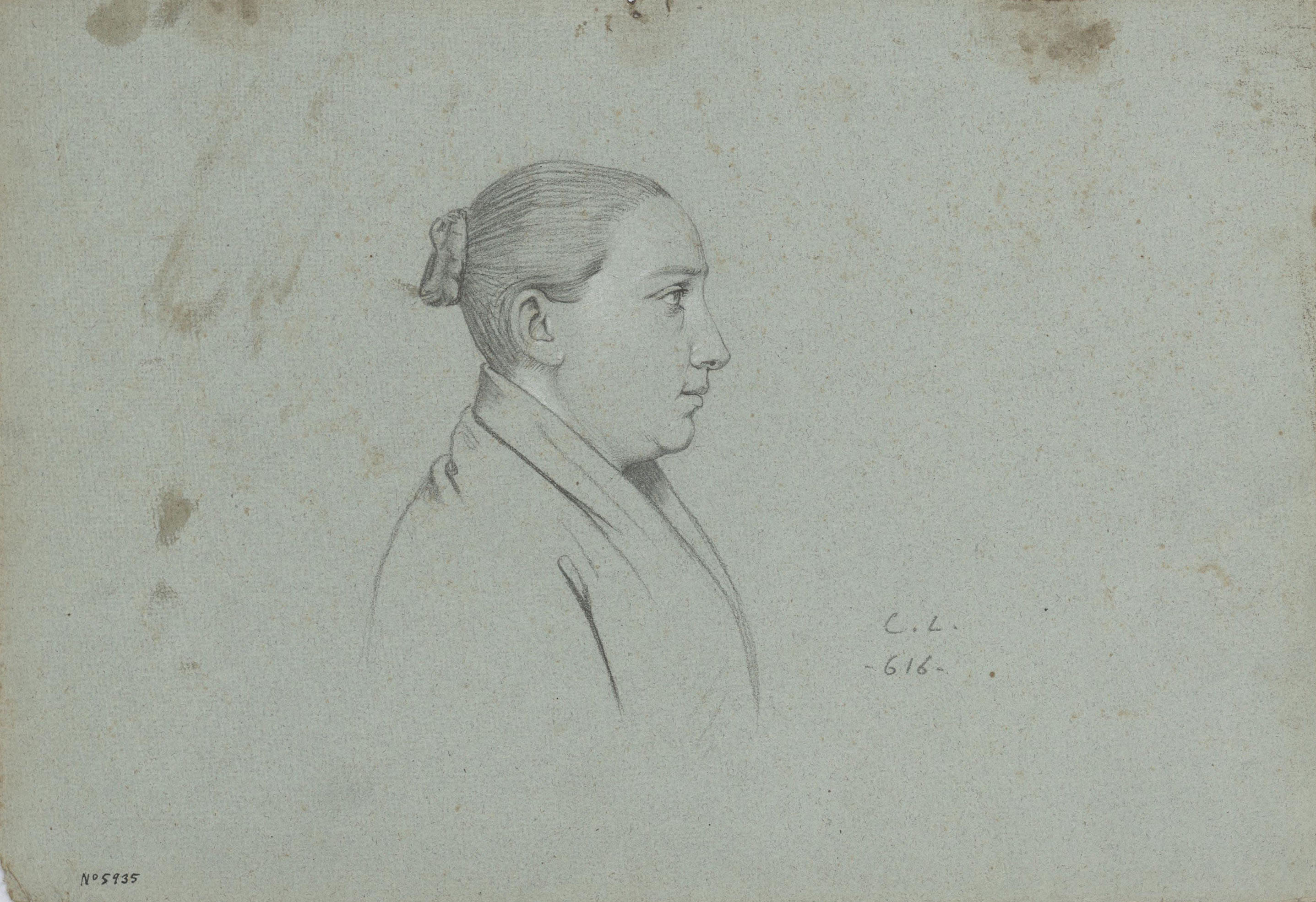 image for: Claudi Lorenzale - Retrat de dona - Cap a 1840-1860