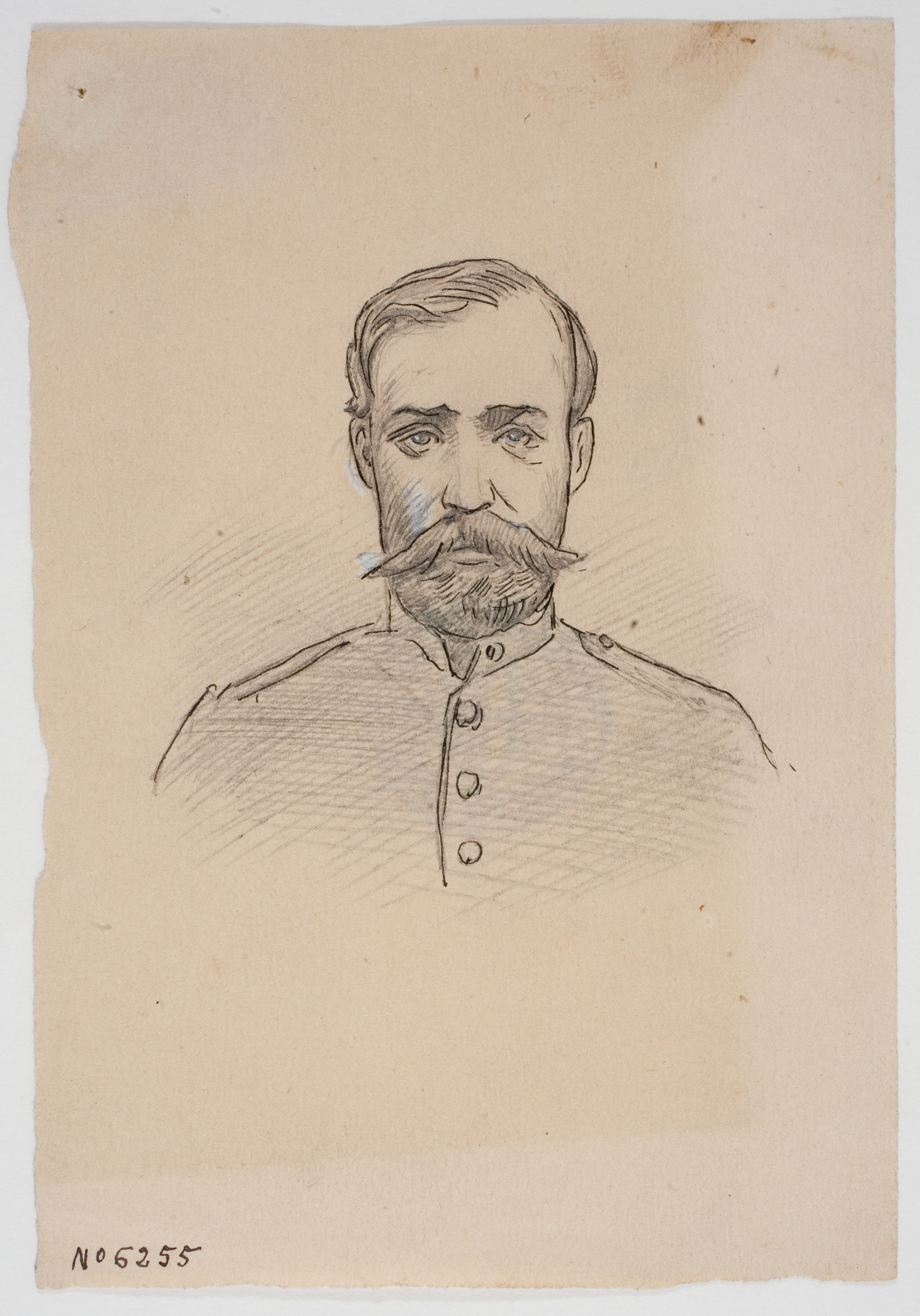image for: Josep Lluís Pellicer - Retrat d'oficial - Cap a 1872-1876