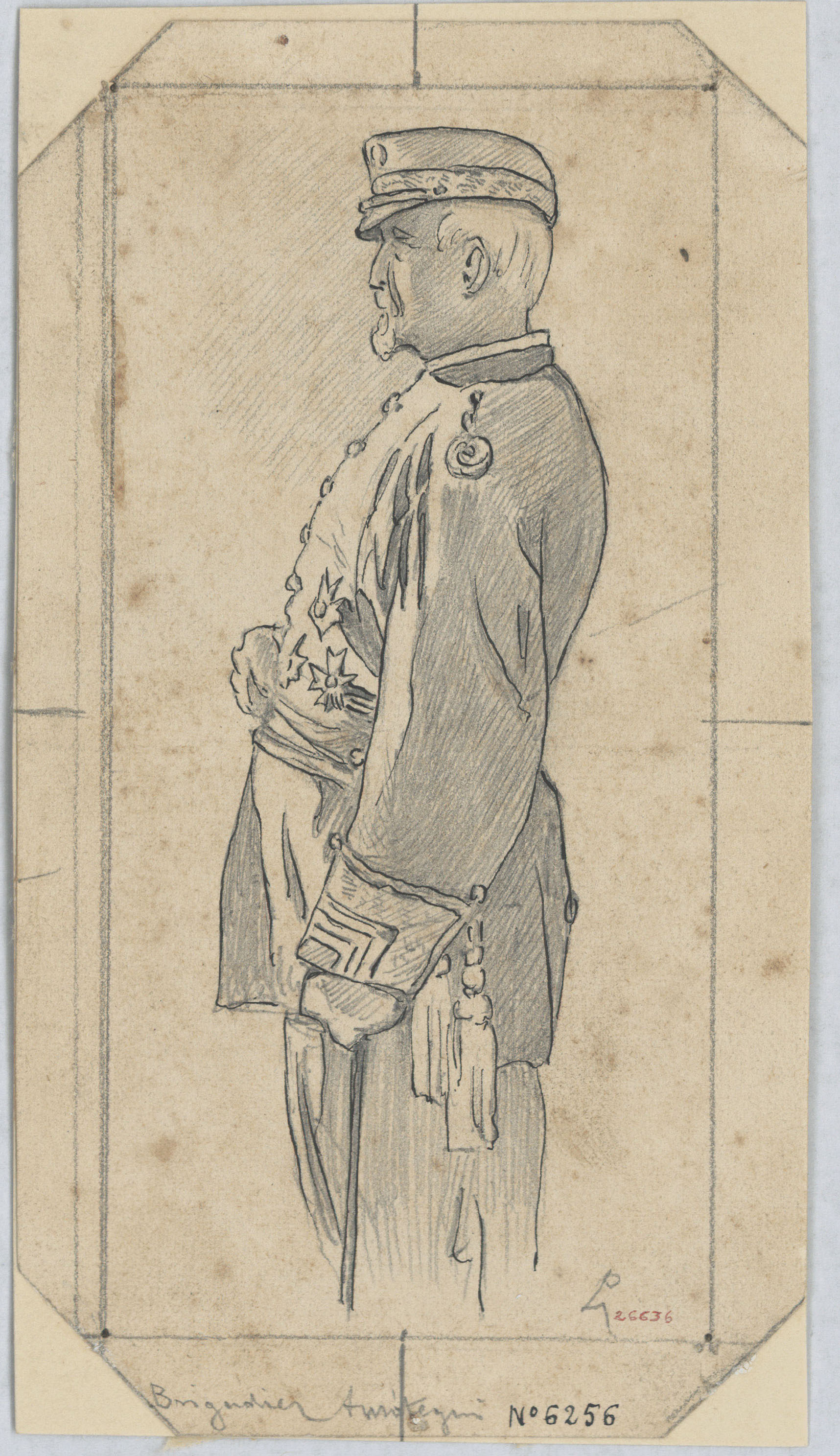 image for: Josep Lluís Pellicer - Retrat del brigadier Ansótegui - 1874