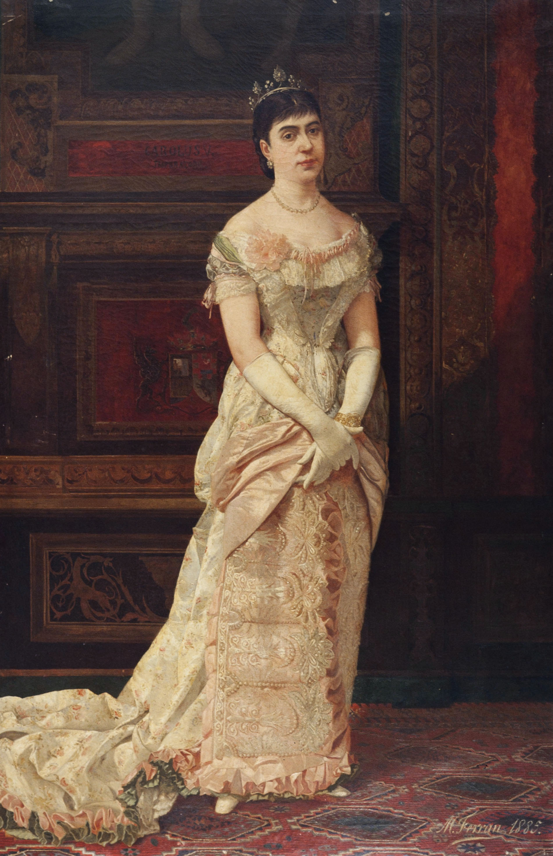 image for: Manuel Ferran Bayona - Retrat de Maria de la Concepció d'Oriola-Cortada i Salses, marquesa de Castellbell - 1885