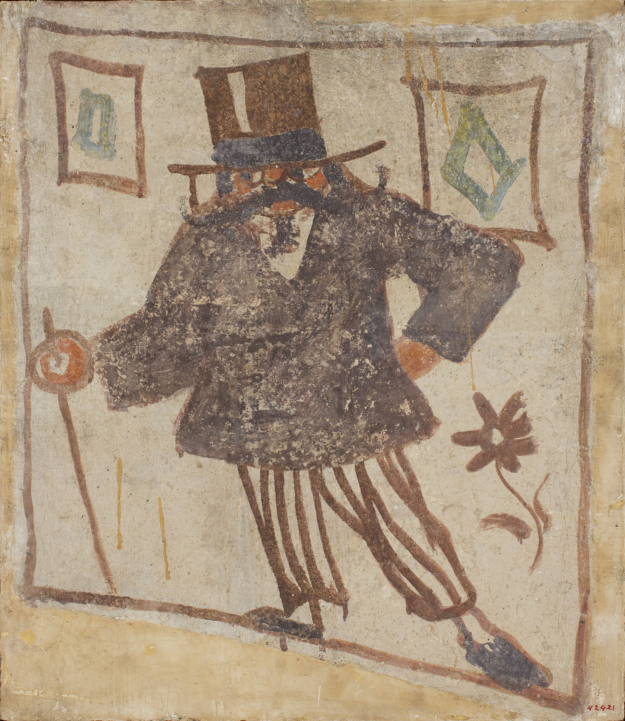 image for: Xavier Nogués - Fragment de la decoració mural del celler de les Galeries Laietanes - 1915