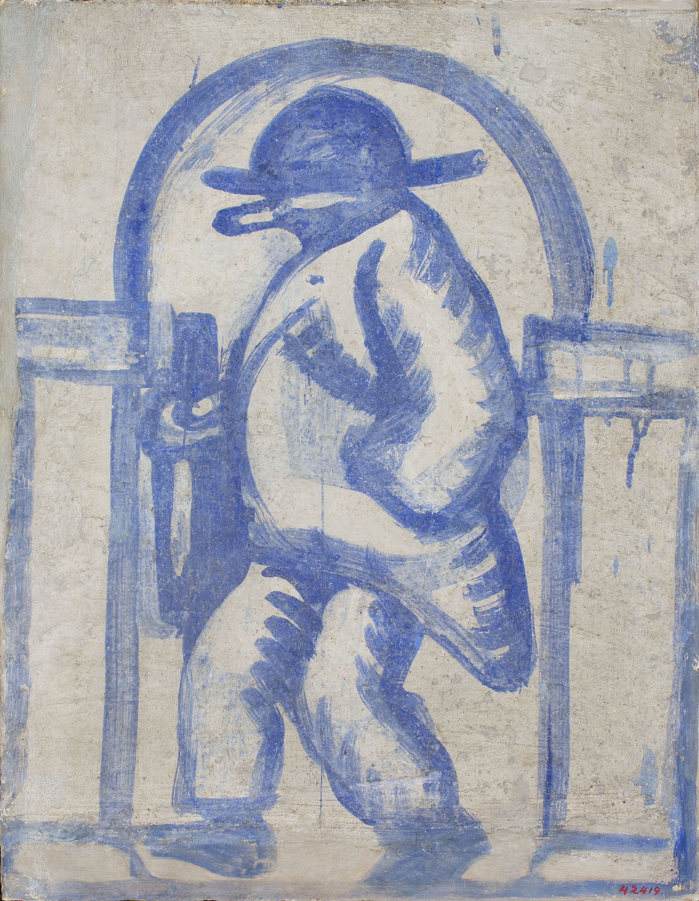 image for: Xavier Nogués - Fragment de la decoració mural del celler de les Galeries Laietanes - 1915