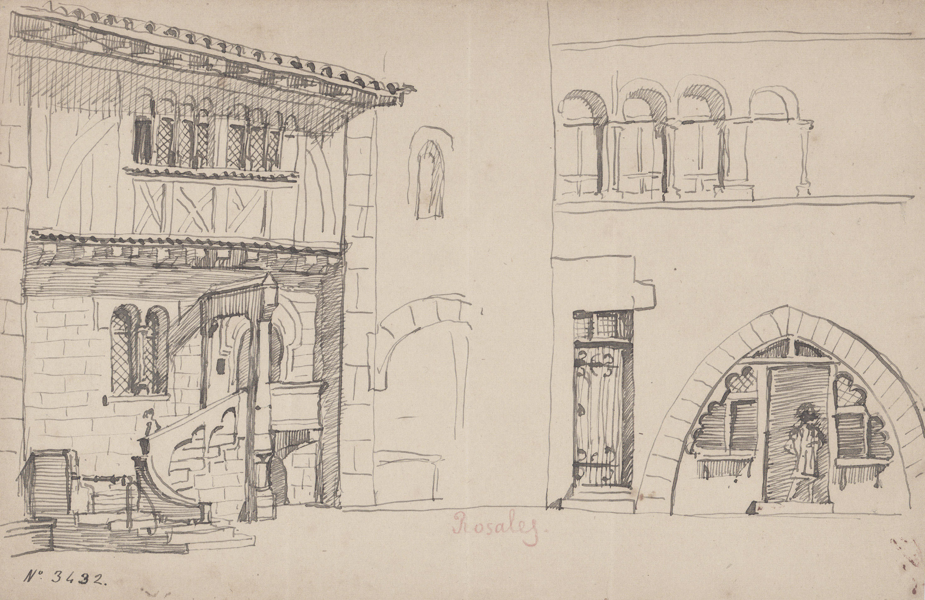 image for: Eduardo Rosales - Les Cases d'Aragó - Cap a 1862