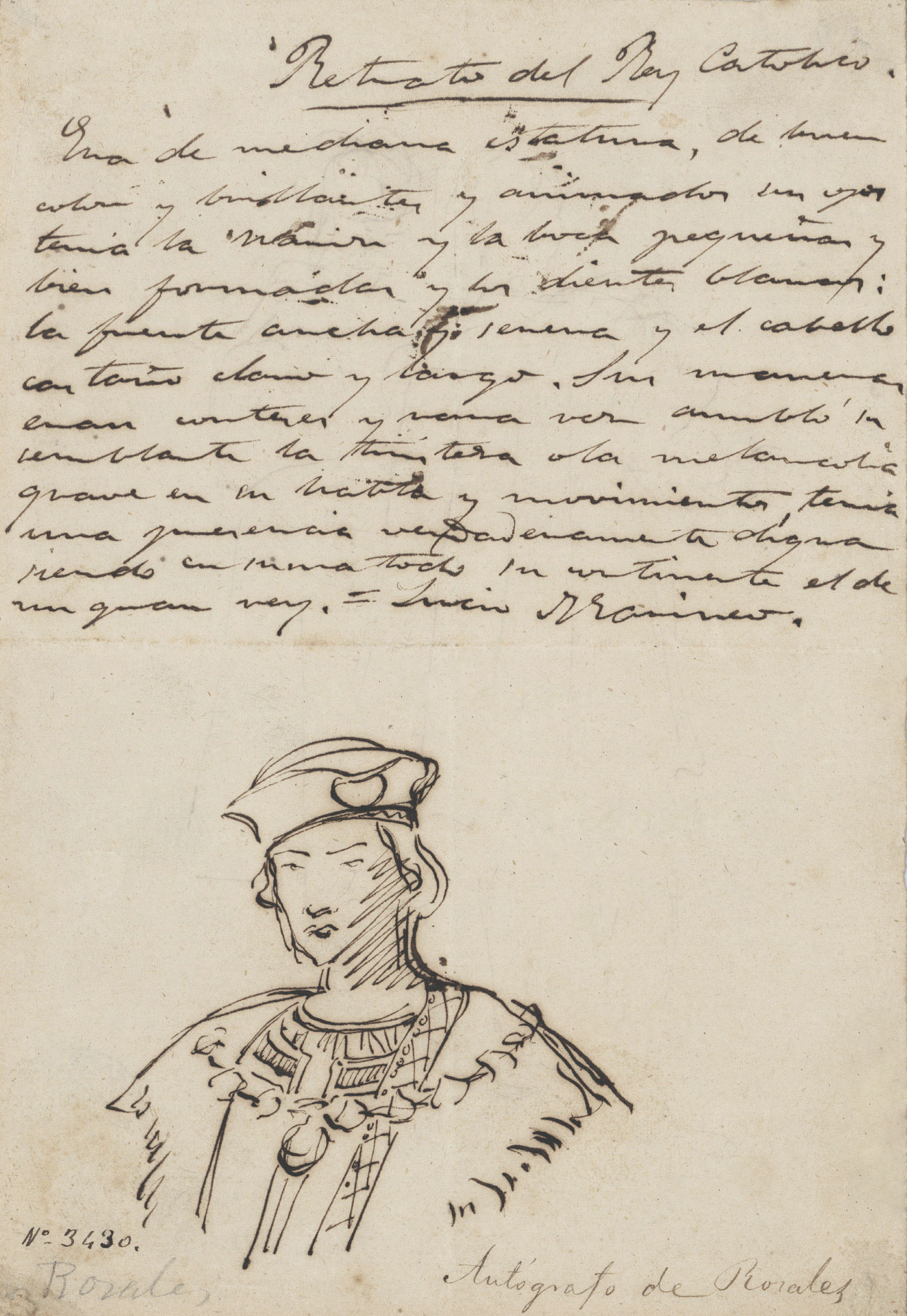 image for: Eduardo Rosales - Estudi per al quadre «Isabel la Catòlica dictant el seu testament» (anvers) / Estudi per al quadre «Isabel la Catòlica dictant el seu testament» (revers) - 1863