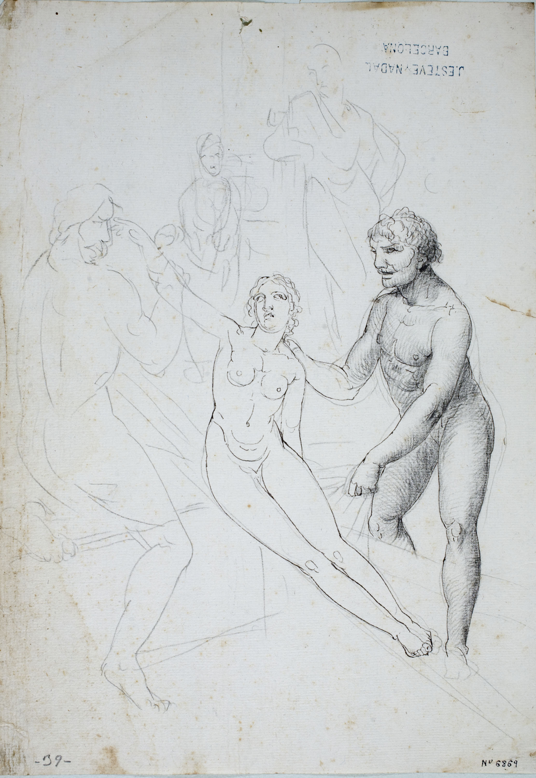 image for: Josep Bernat Flaugier - Martiri de santa Eulàlia - Cap a 1800-1812