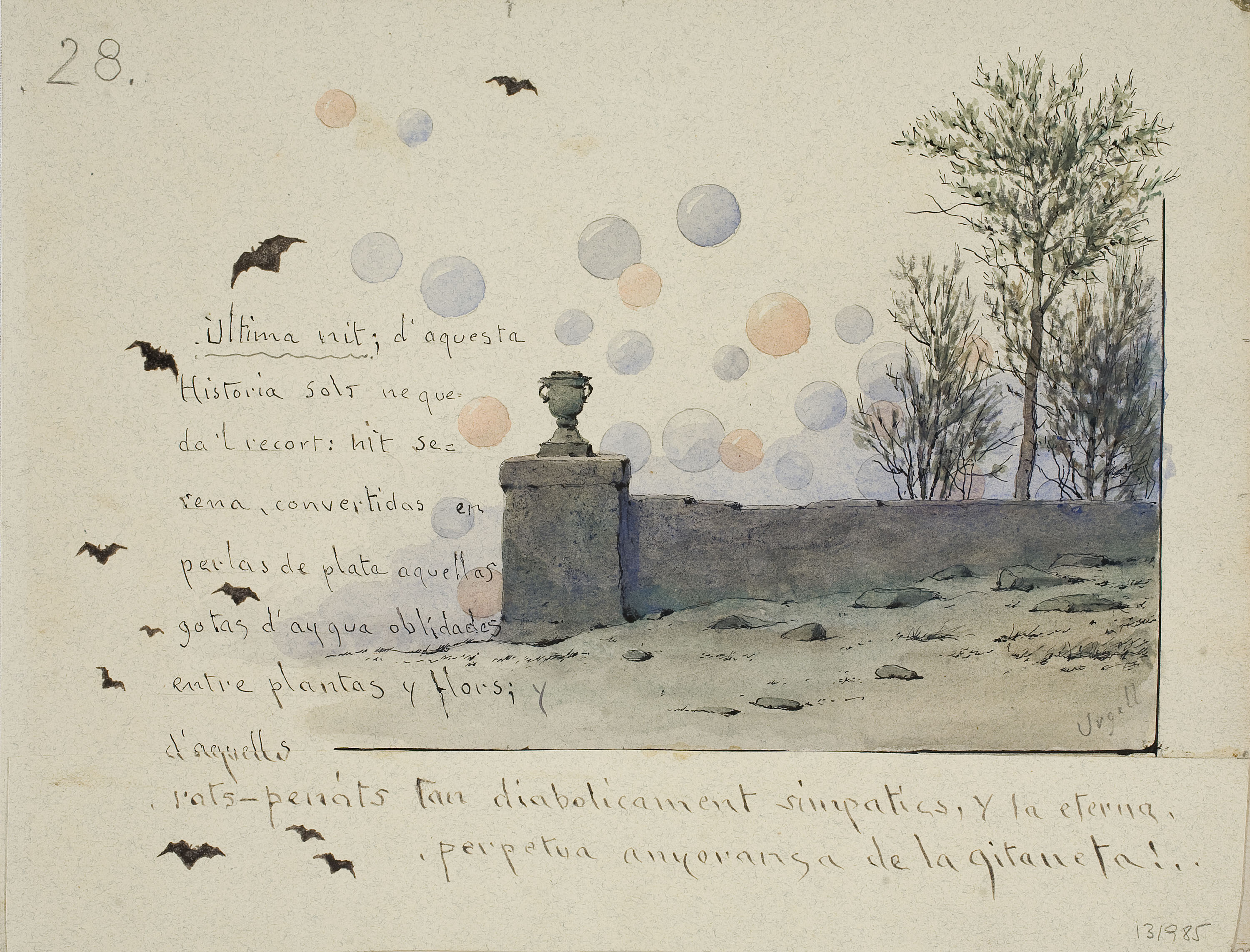 image for: Modest Urgell - Jardí del General. Última nit - Cap a 1918