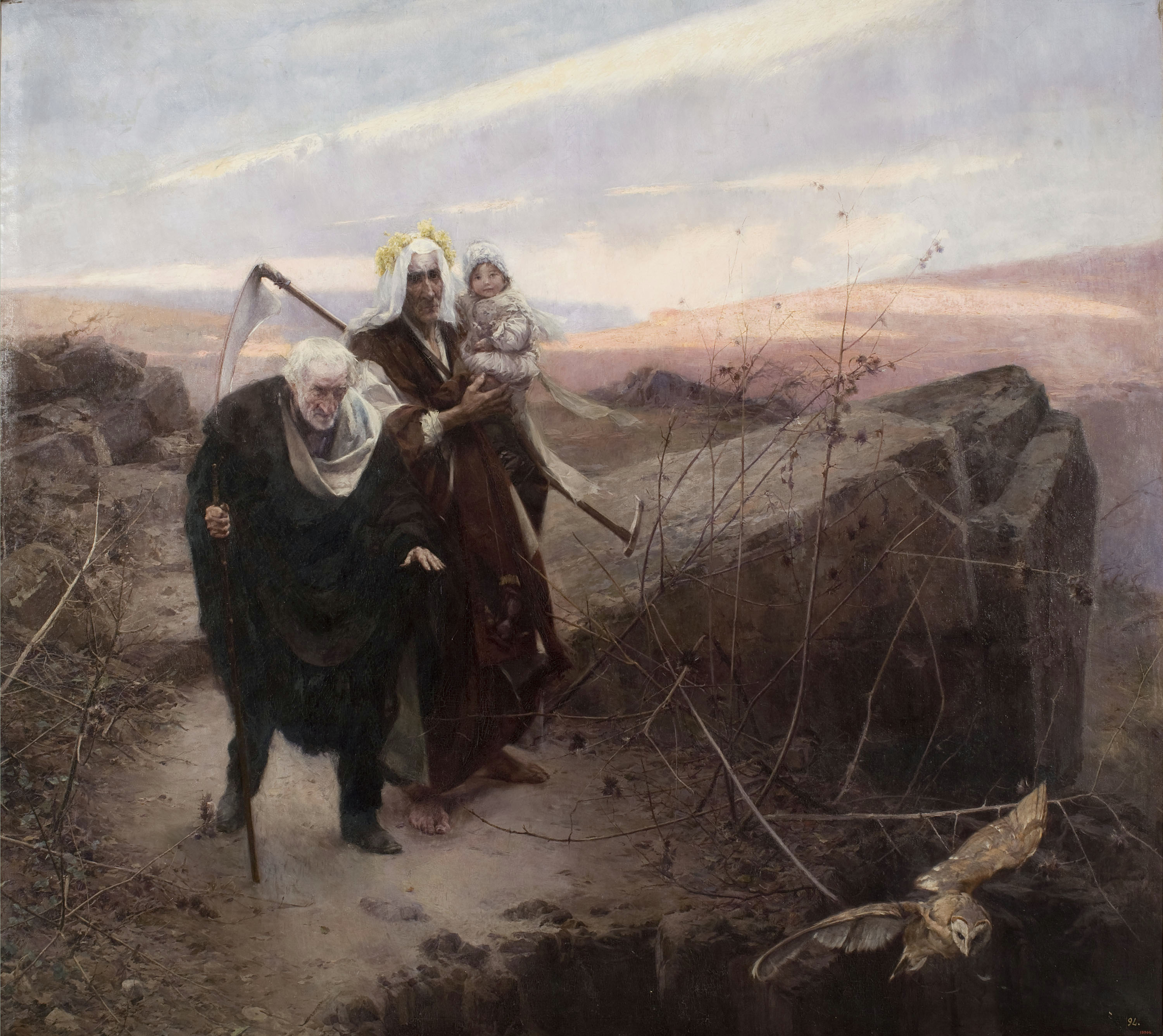 image for: Josep Triadó - La mort - Cap a 1896