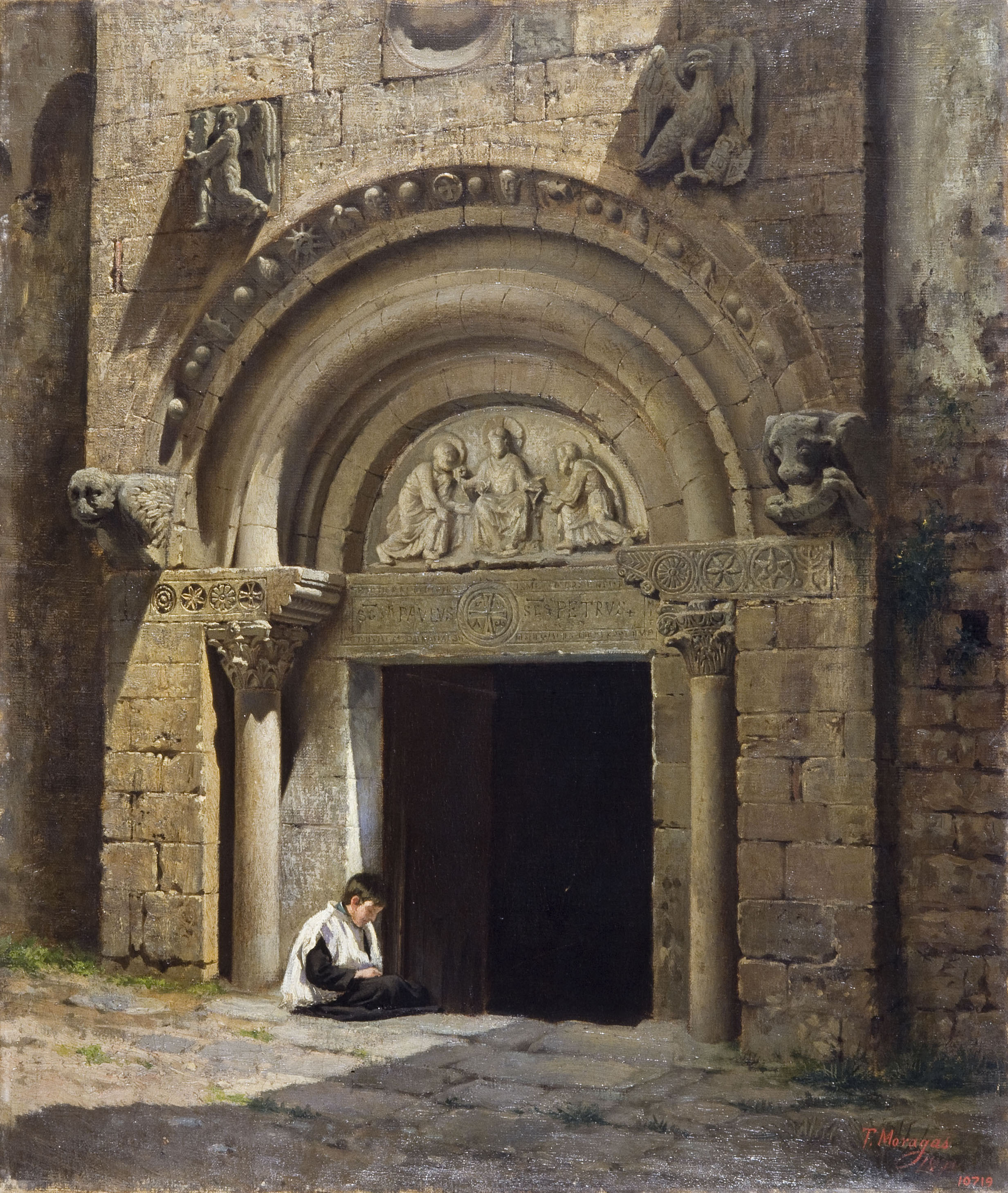 image for: Tomàs Moragas - Portalada de Sant Pau del Camp (Barcelona) - 1871