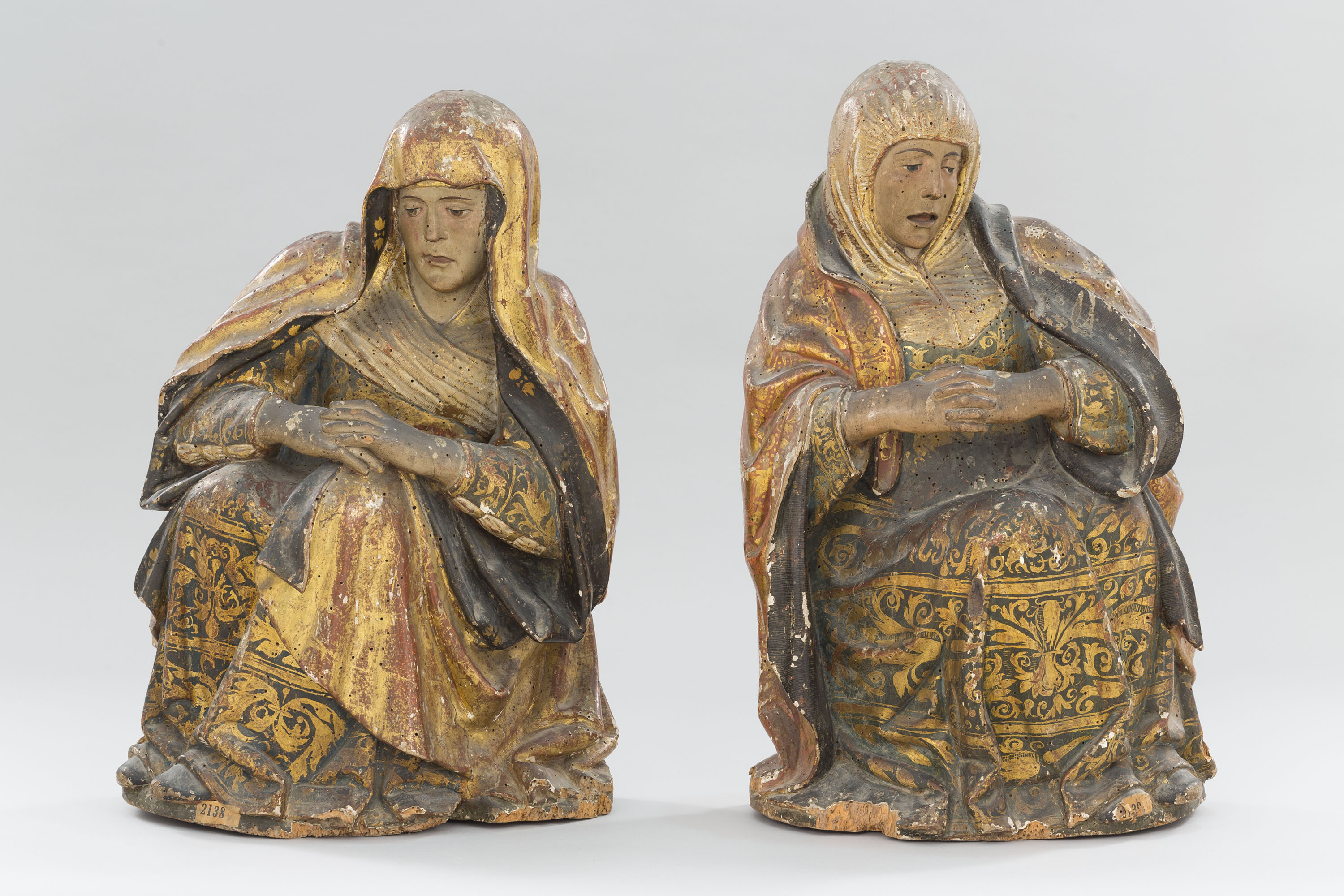 image for: Anònim. Aragó - Figures femenines d'un Sant Sepulcre - Entre 1520-1530