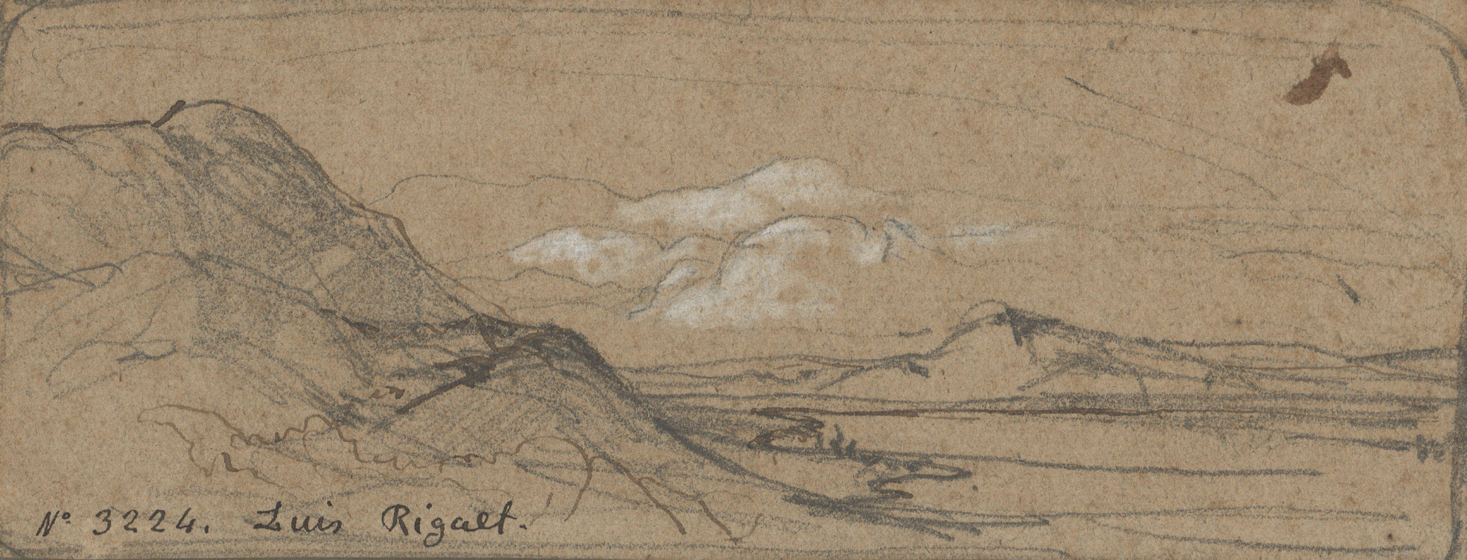 Lluís Rigalt - Croquis de paisatge - Cap a 1840-1850 image for: Lluís Rigalt - Croquis de paisatge - Cap a 1840-1850