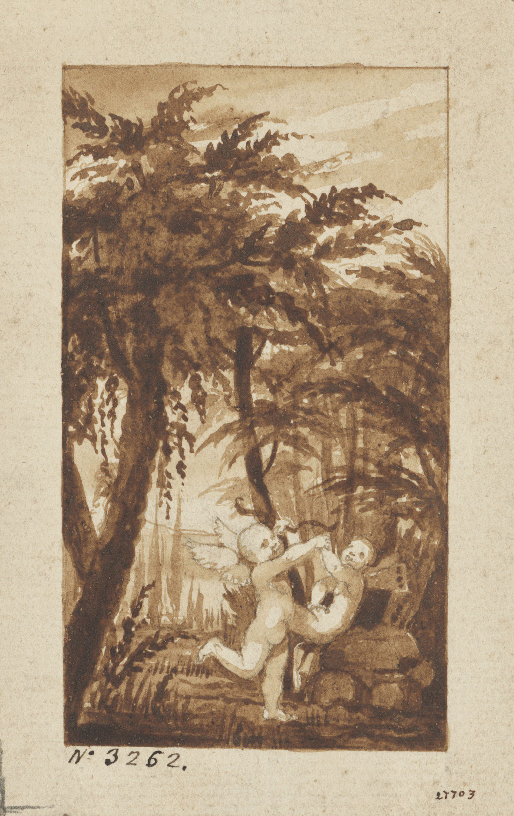 image for: Pau Rigalt - Parella d'amorets - Cap a 1800-1810