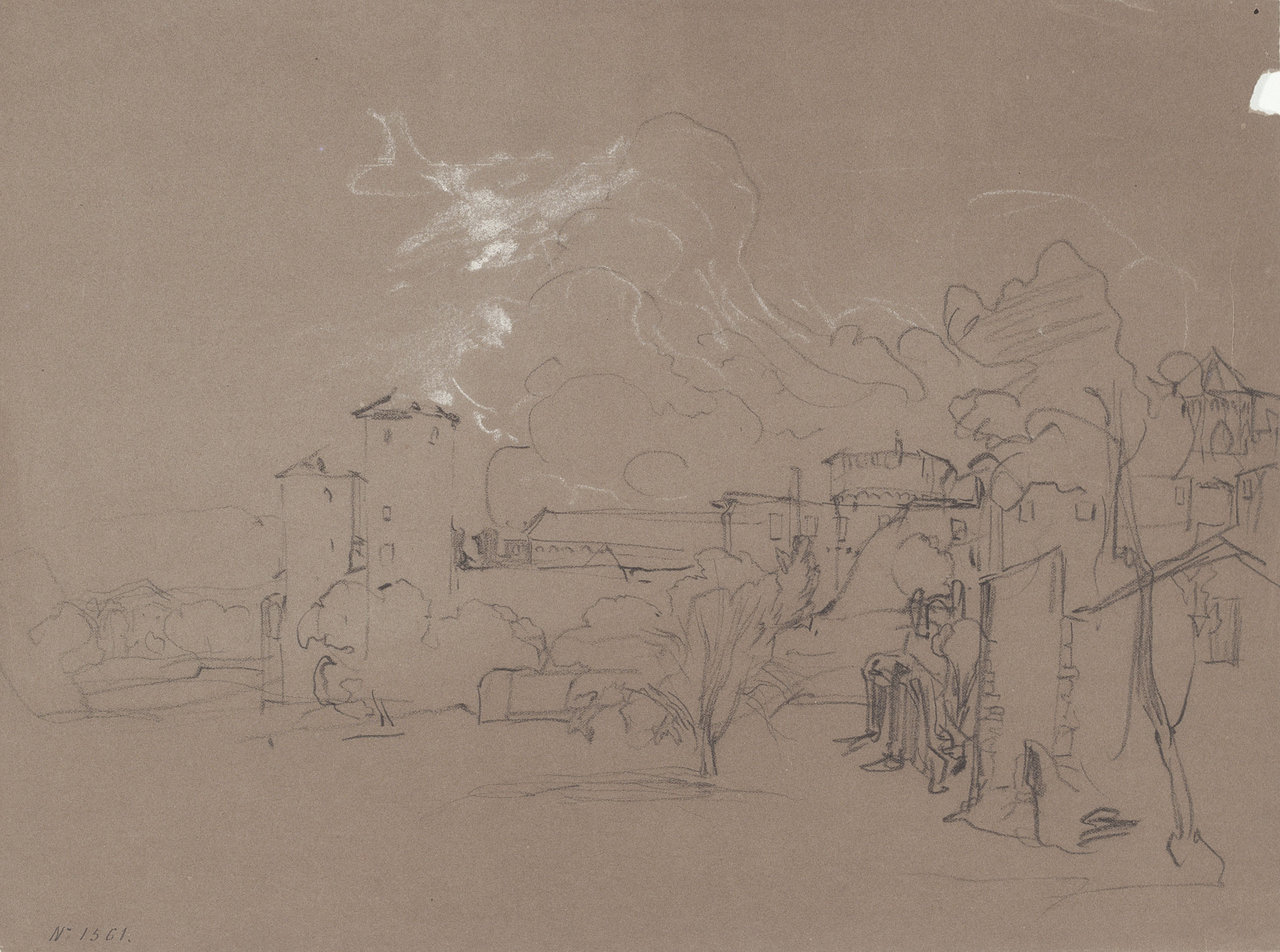 image for: Ramon Martí i Alsina - Paisatge - Cap a 1870