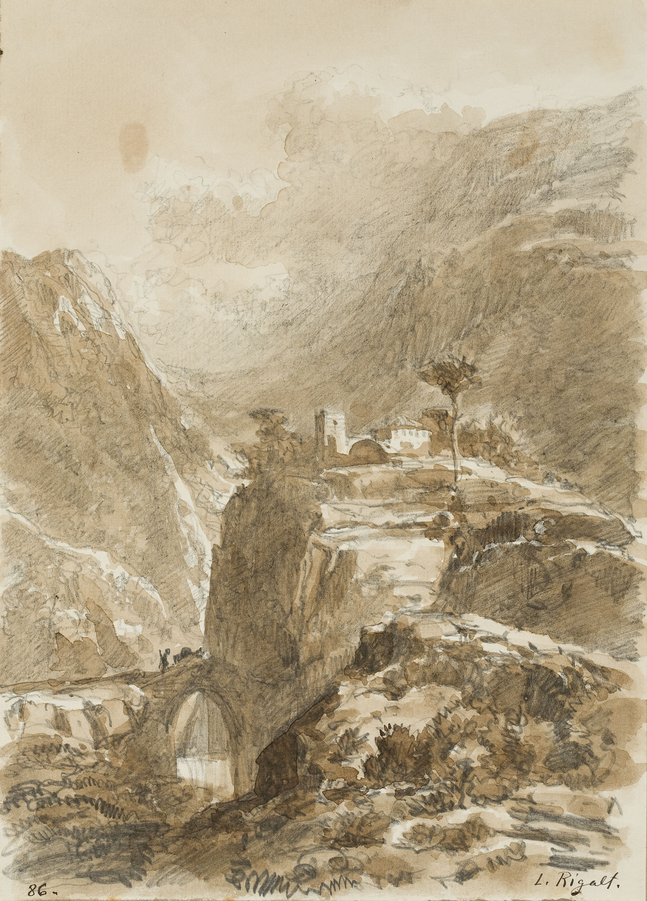 image for: Lluís Rigalt - Paisatge - Cap a 1873-1874