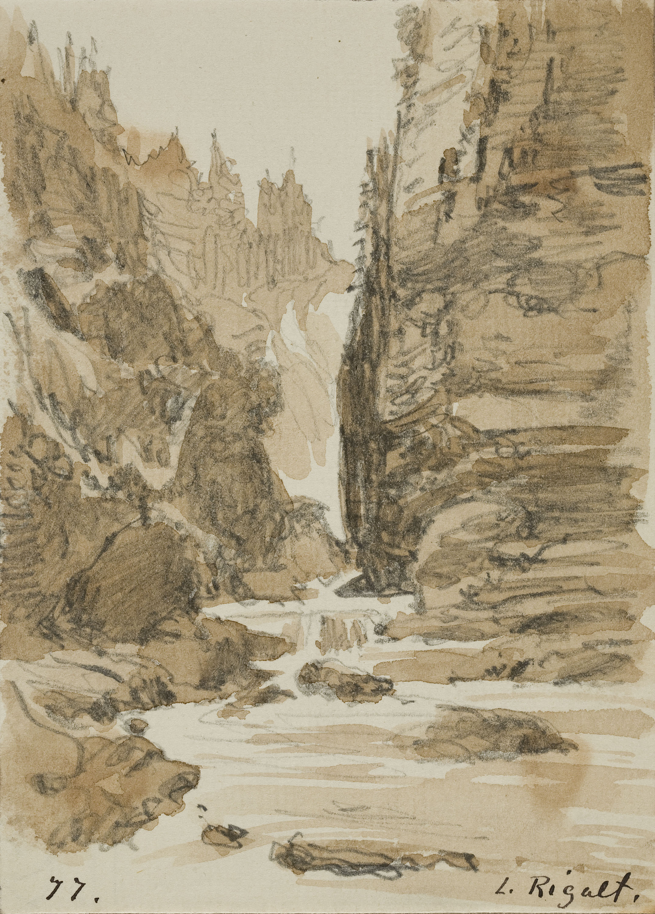 image for: Lluís Rigalt - Paisatge - Cap a 1873-1874